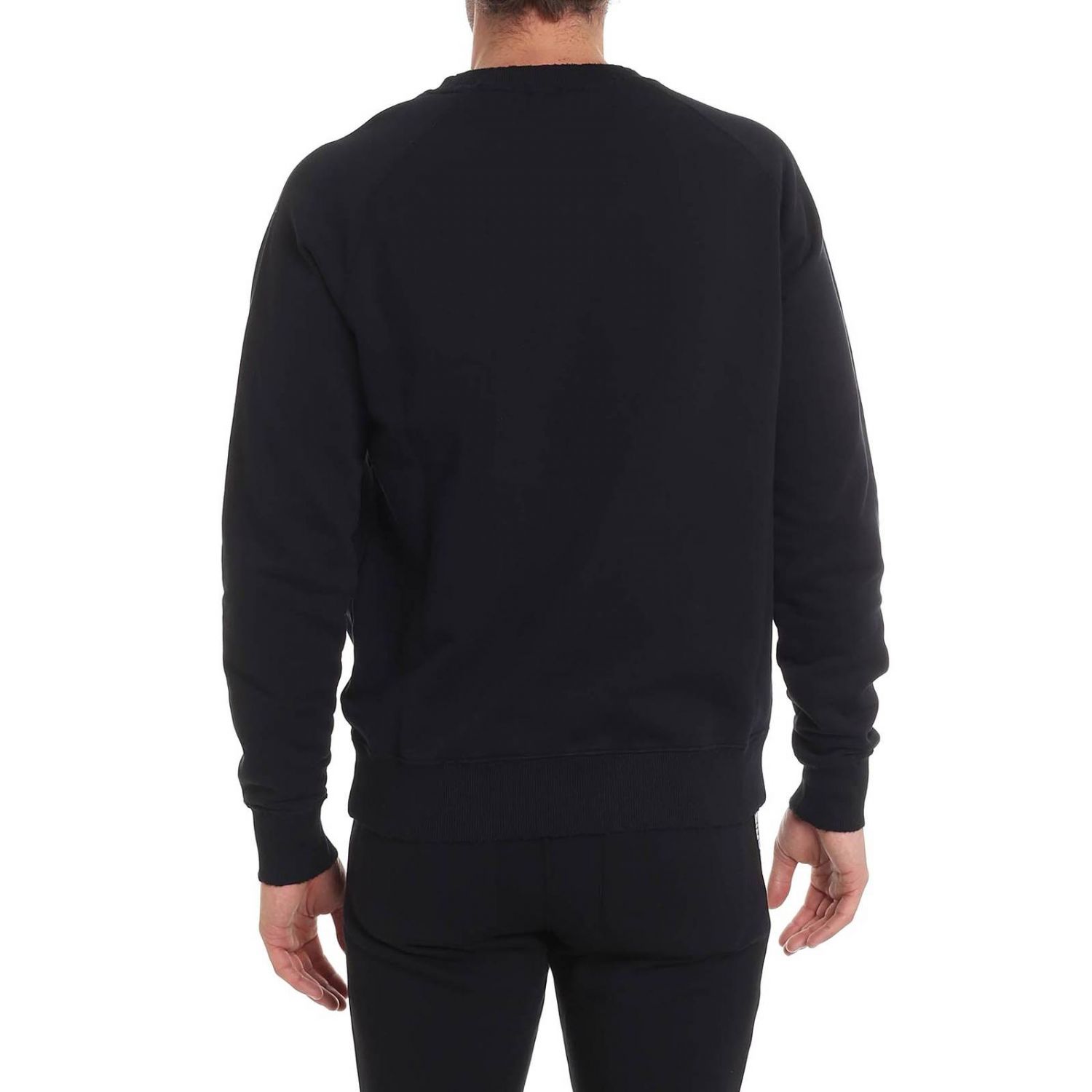 BALMAIN: Sweatshirt men - Black | Sweatshirt Balmain RH03279I131 GIGLIO.COM