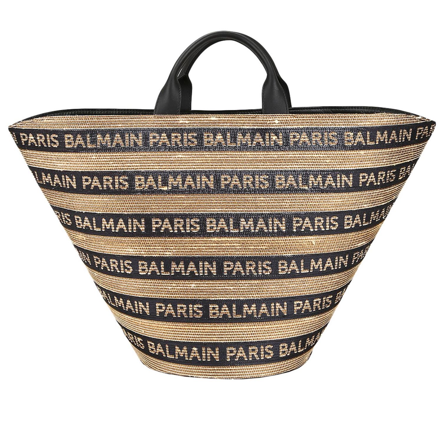 Balmain Outlet: Tote bags women | Tote Bags Balmain Women Beige | Tote ...