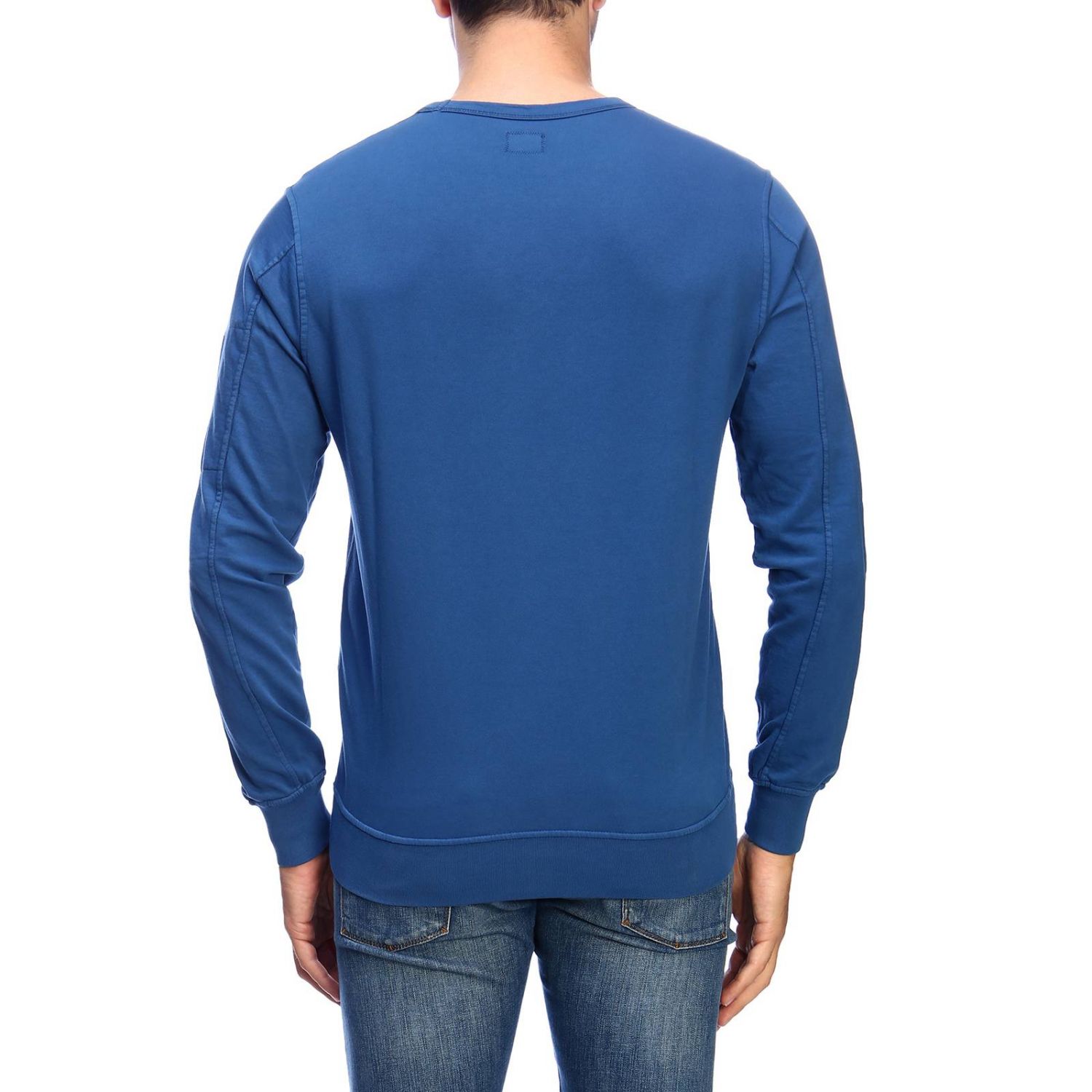 Turbine Theoretical crown C.p. Company Outlet: Pull homme - Bleu Canard | Pull C.p. Company  06CMSS047A002246G GIGLIO.COM
