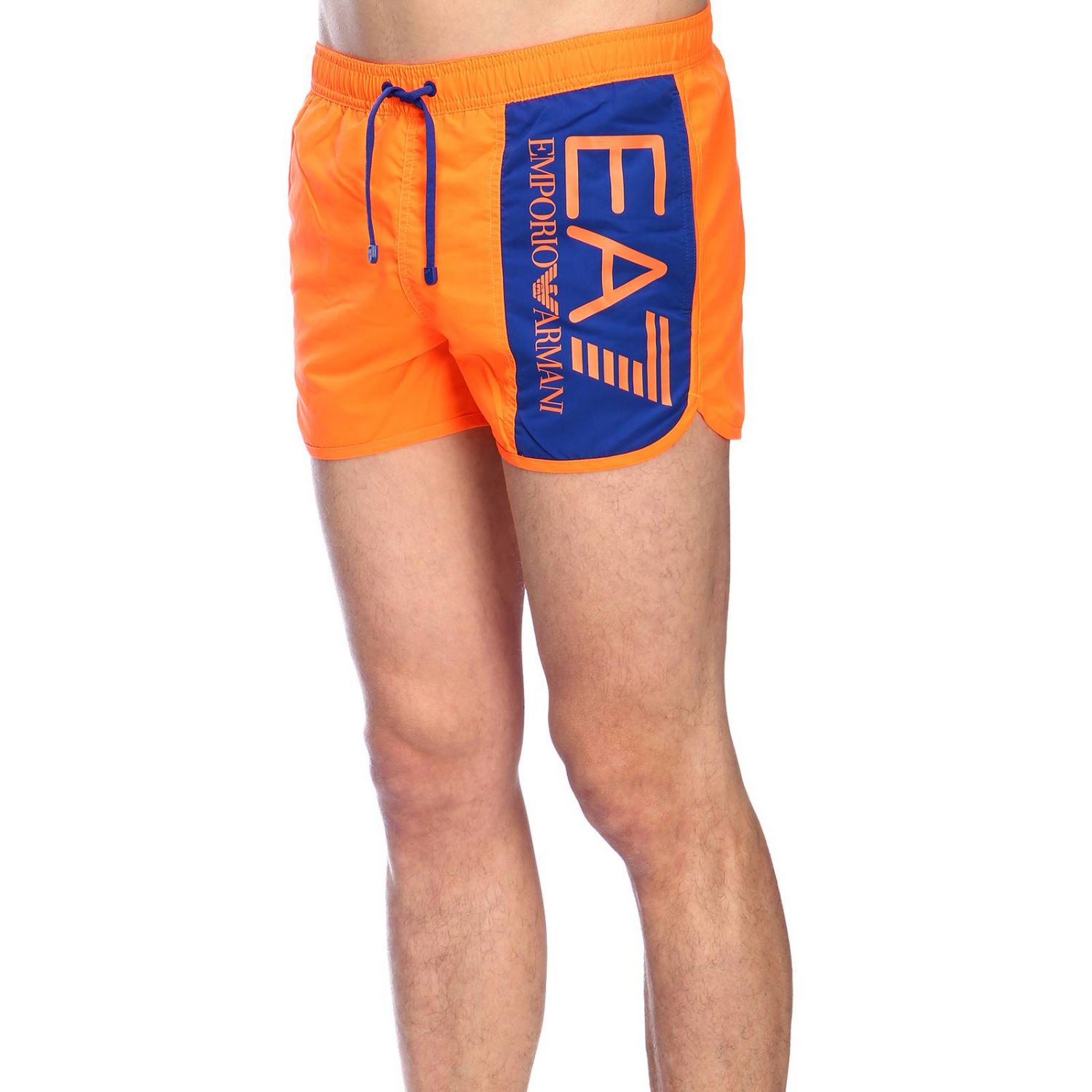 Ea7 Swimwear Outlet Swimsuit men Orange Swimsuit Ea7 Swimwear