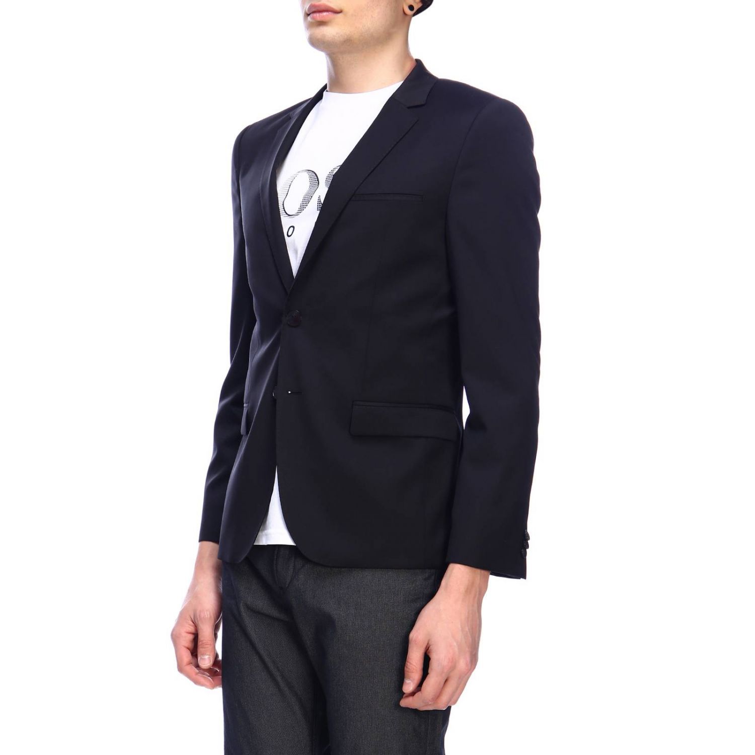 Hugo Boss Outlet: Giacca uomo - Nero | Giacca Hugo Boss 10199142 ALISTERS  GIGLIO.COM