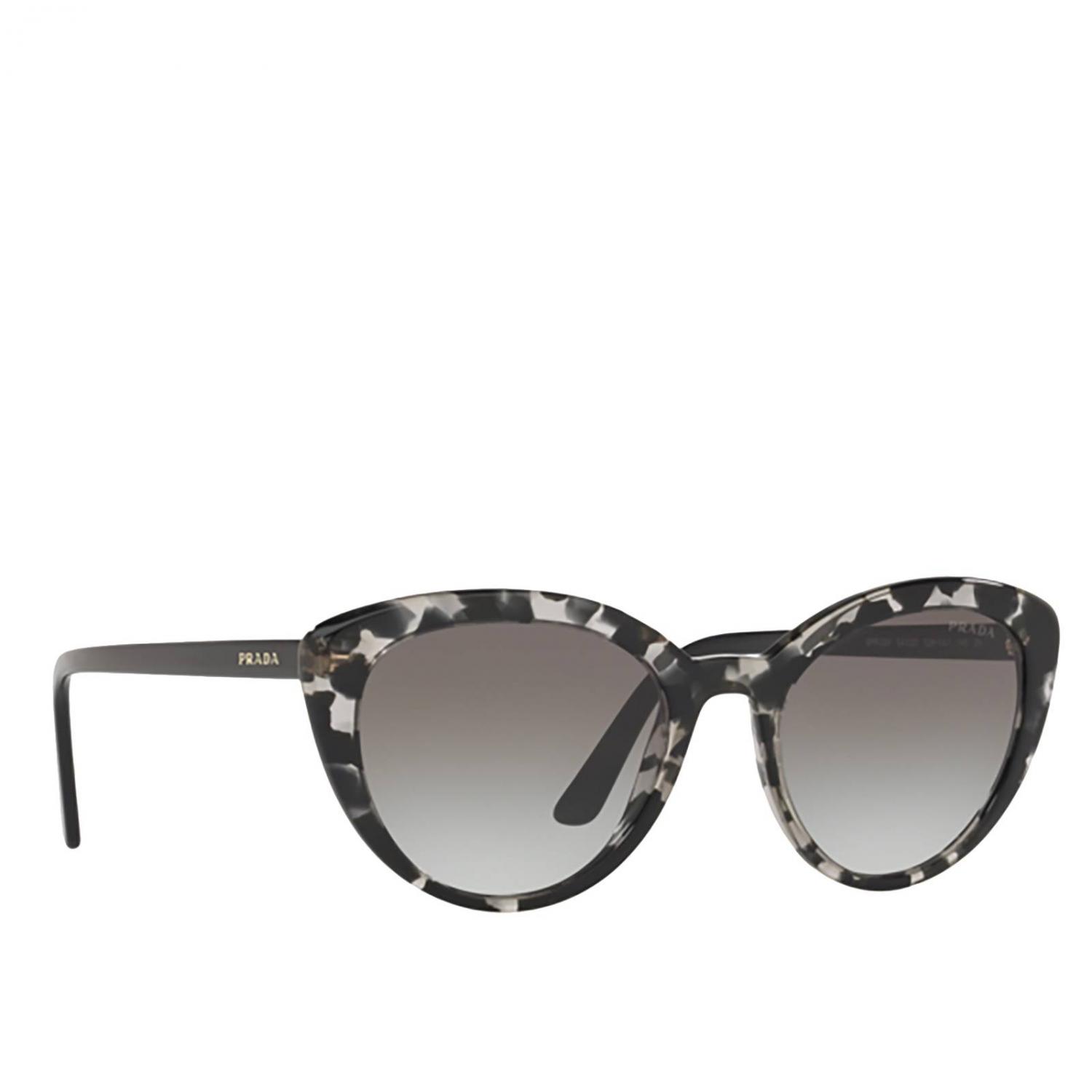 PRADA: sunglasses for women - Grey | Prada sunglasses PR02VS online on  