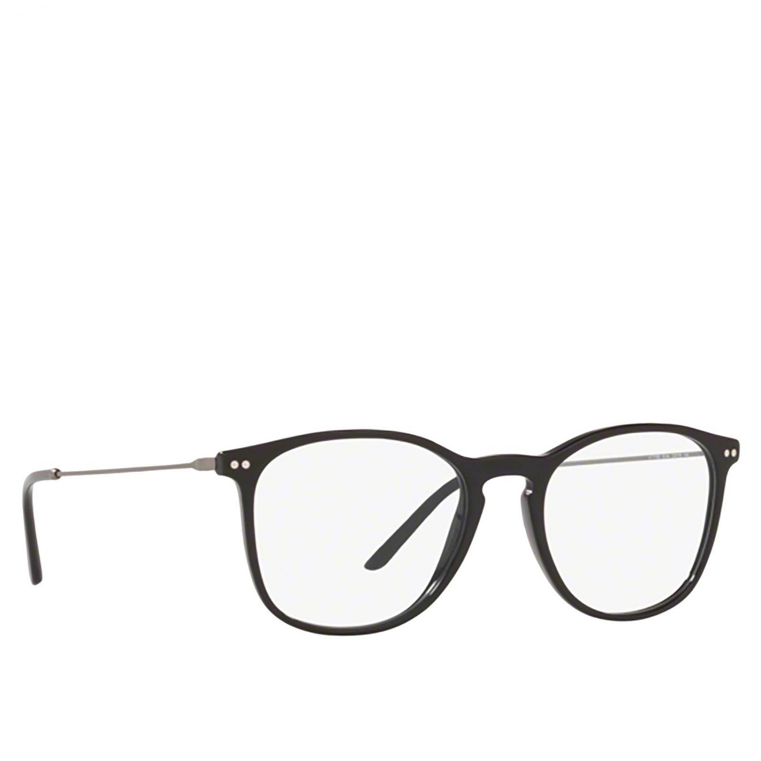 Giorgio Armani Outlet: Glasses men - Black | Glasses Giorgio Armani ...