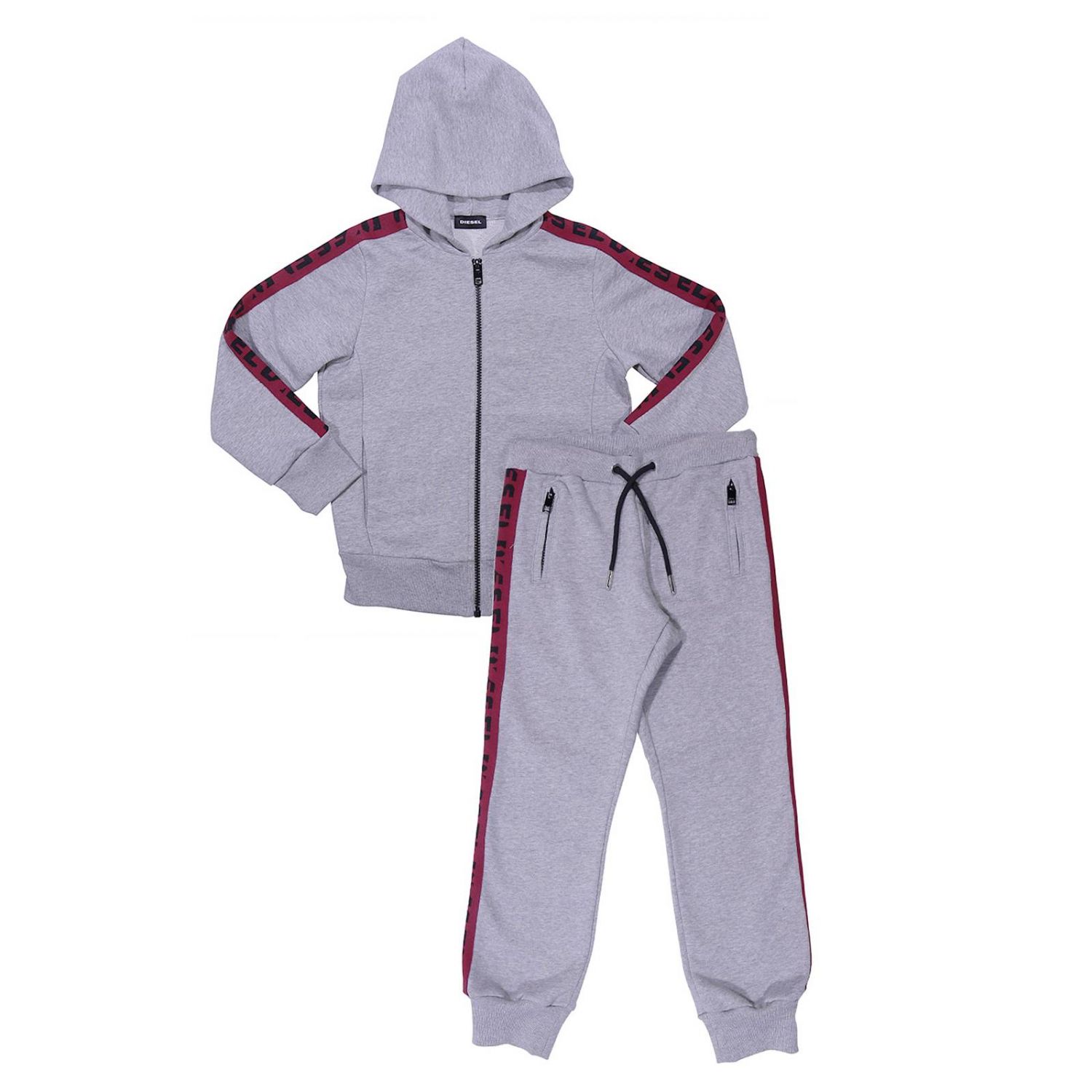 grey diesel tracksuit