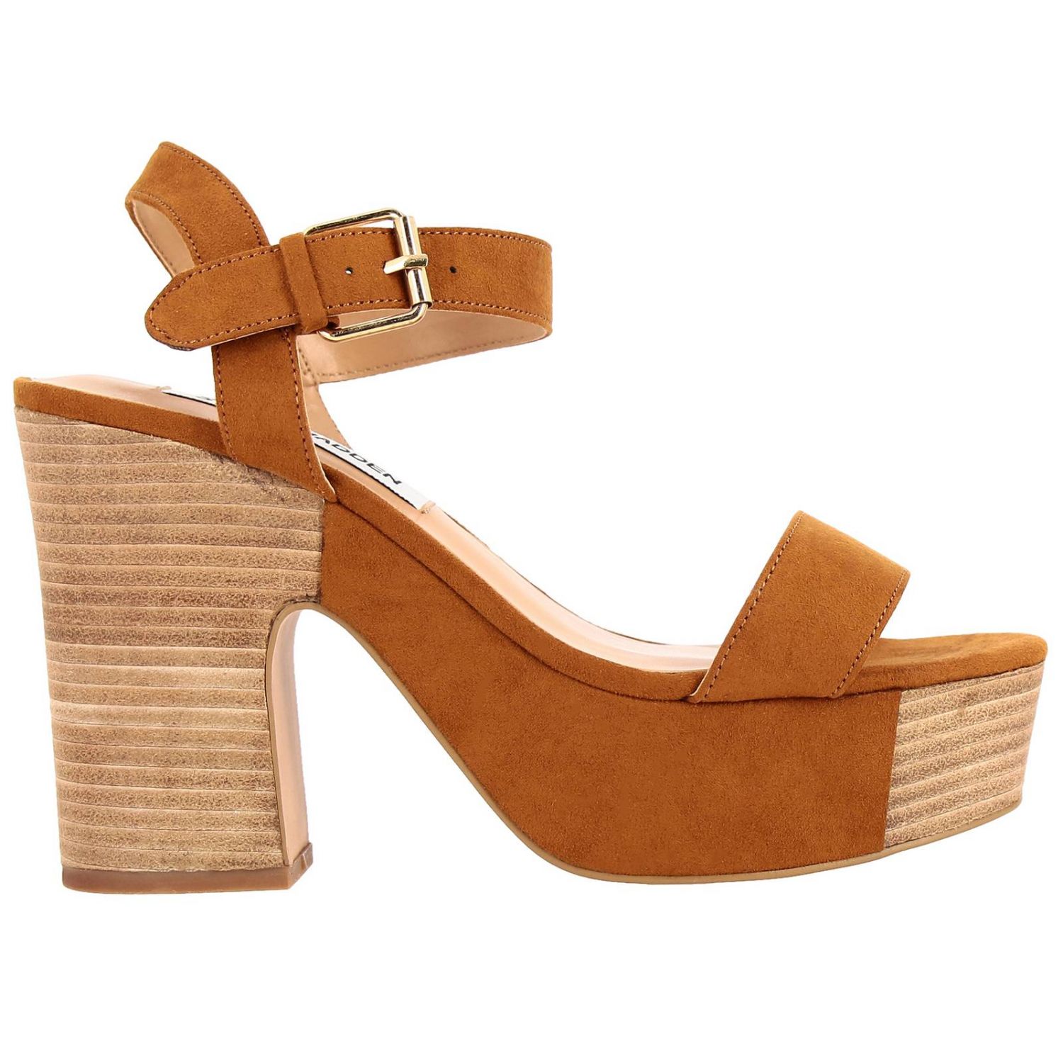 steve madden brown lace up heels