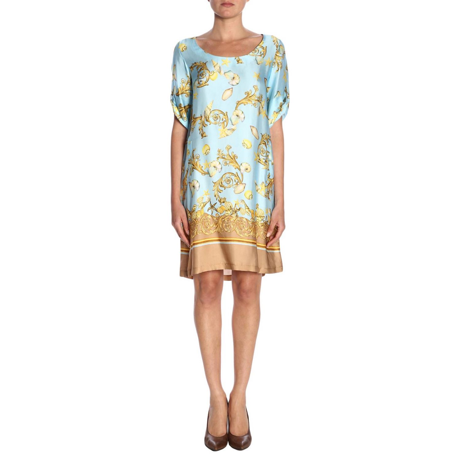 La Vie En Rose Outlet Dress women Gnawed Blue Dress La Vie En Rose