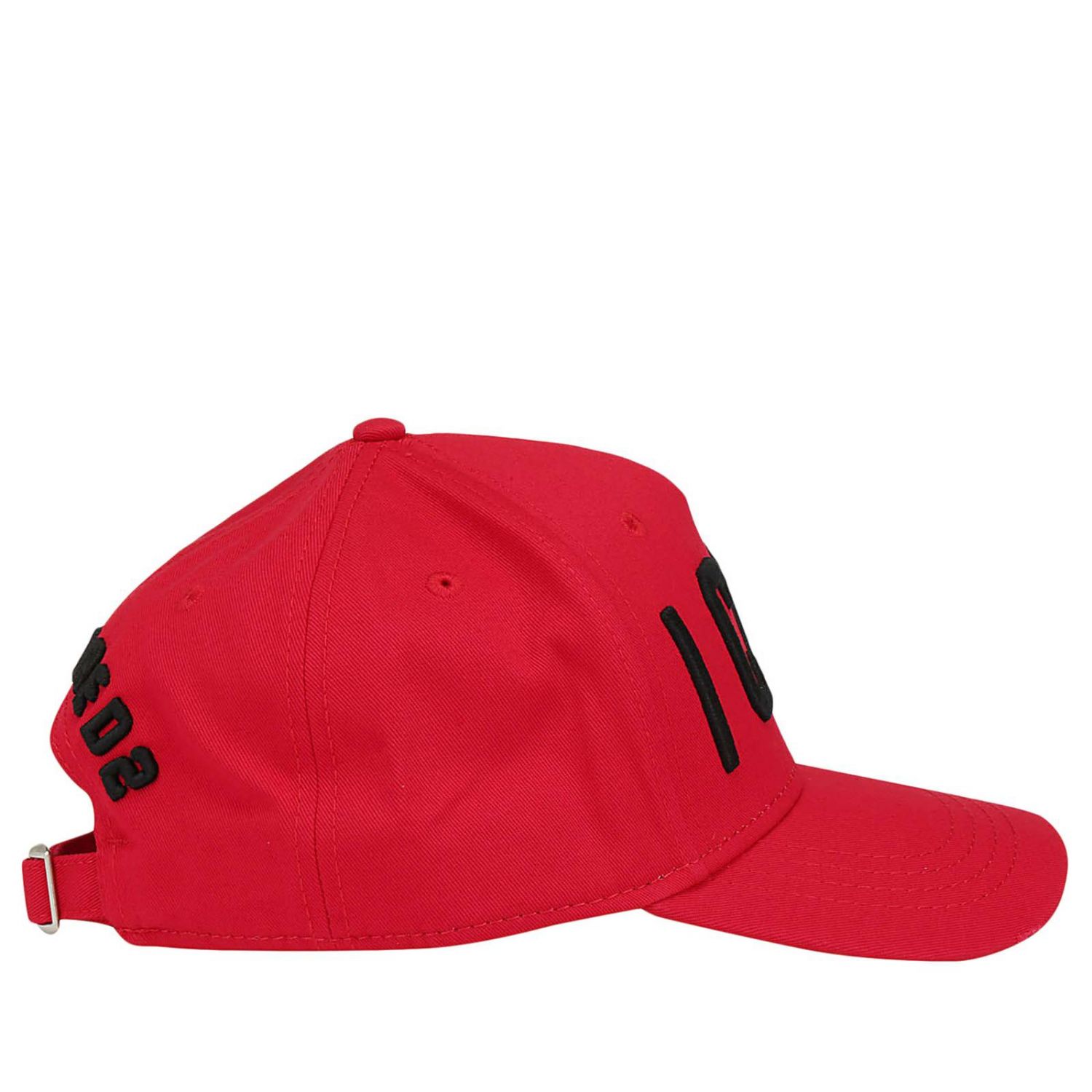 Dsquared2 Outlet: Cappello da baseball con ricamo Icon - Rosso | Cappello  Dsquared2 BCM400105C00001 GIGLIO.COM