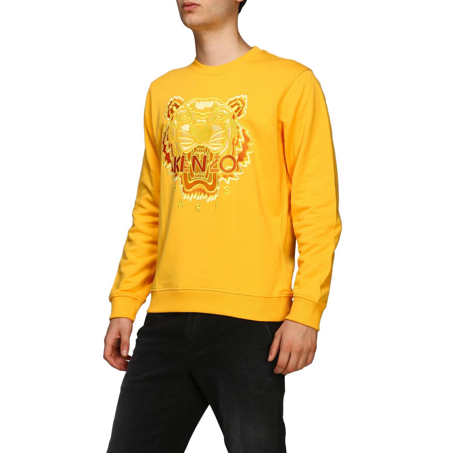 kenzo orange sweater