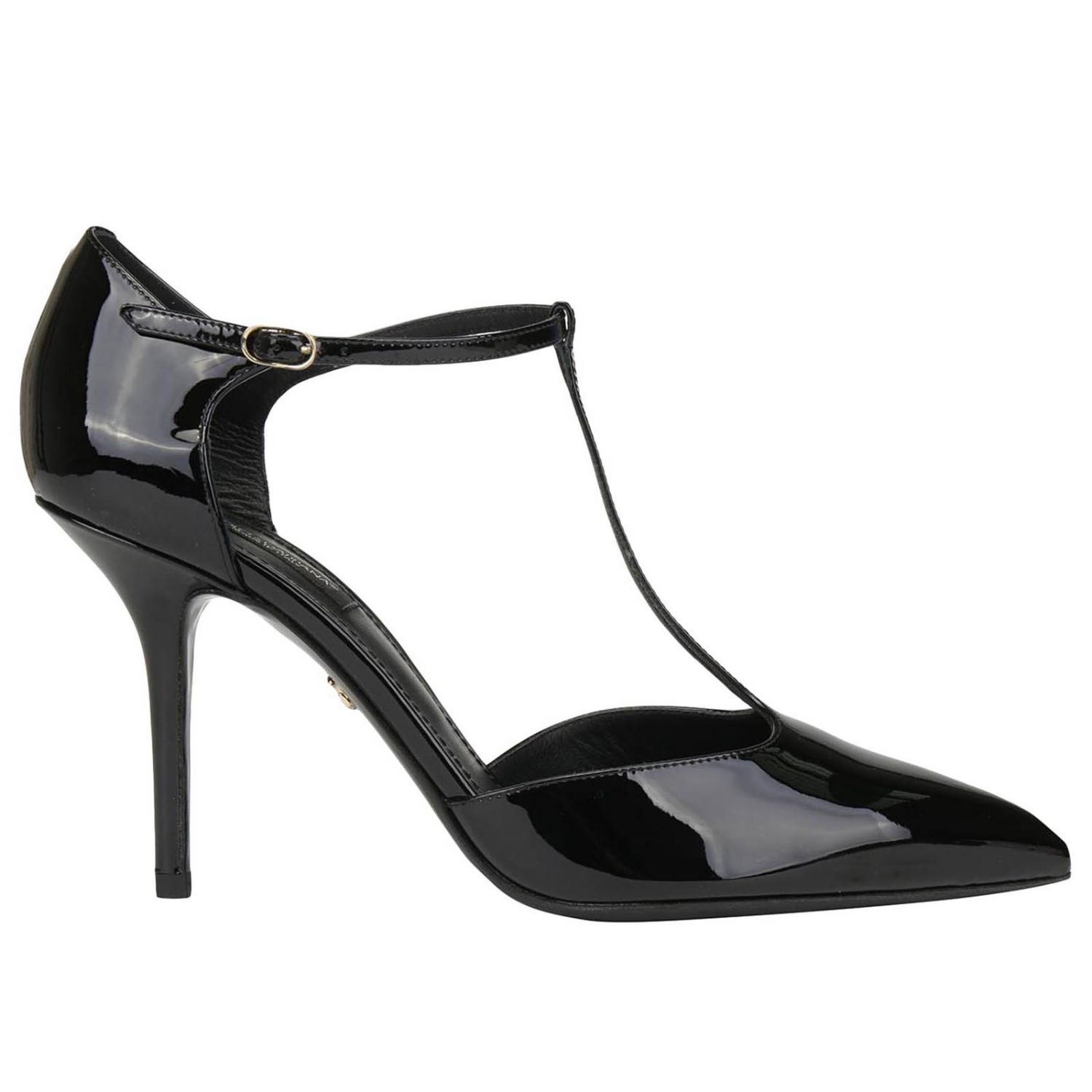 DOLCE & GABBANA Outlet: pumps in patent leather - Black | DOLCE ...