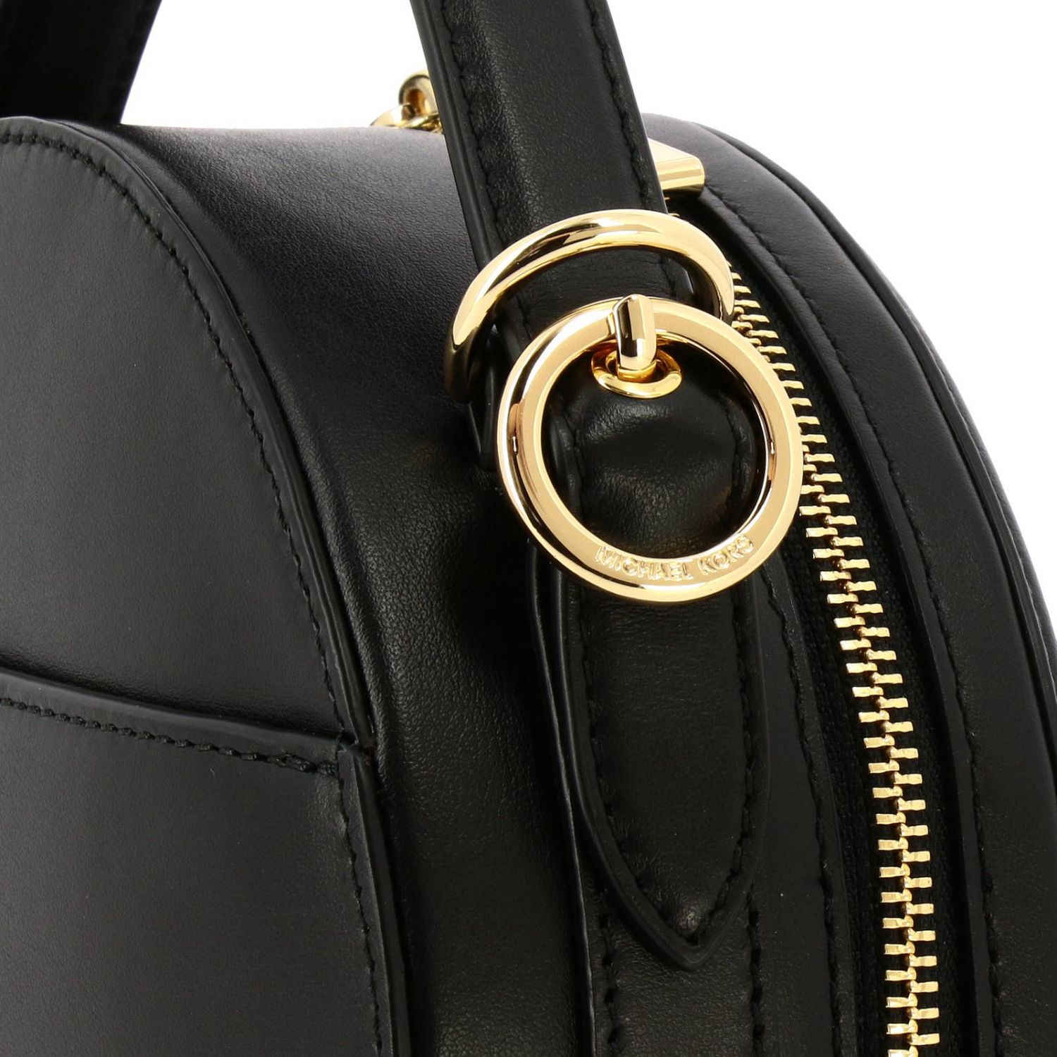 Michael Kors Outlet Delaney Michael medium leather bag Black