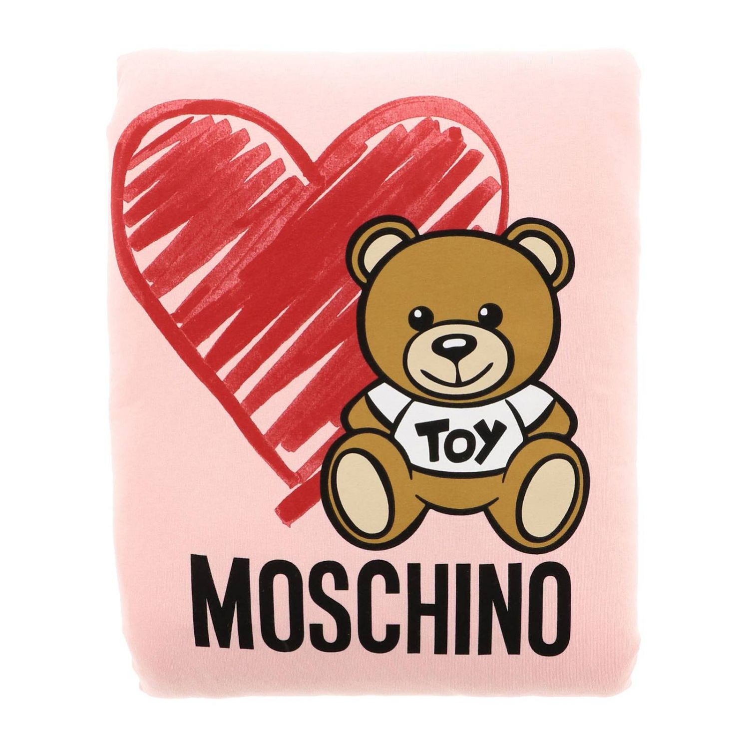 Moschino Baby Outlet: blanket for kids - Pink | Moschino Baby blanket ...