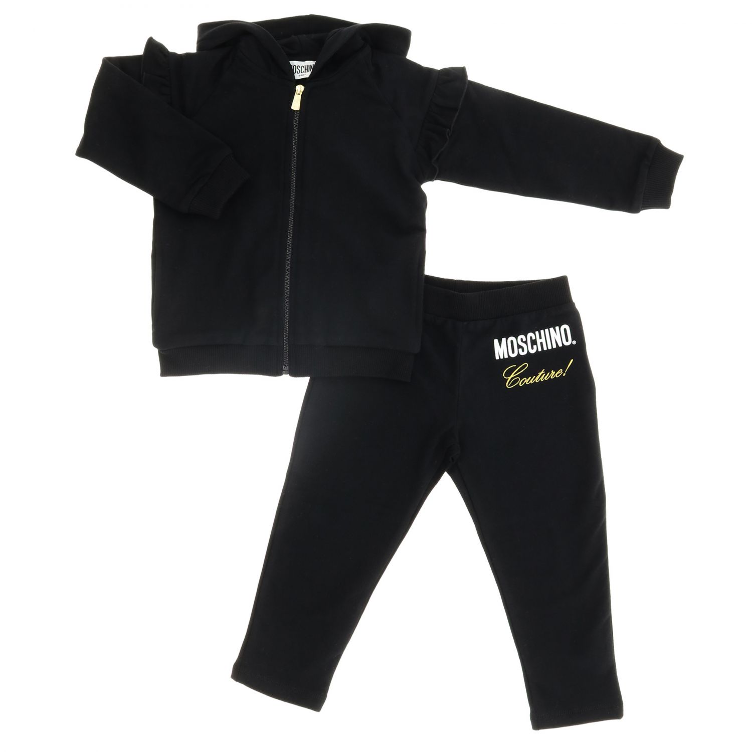 Moschino Baby Outlet Set Felpa + Pantalone Completo Moschino Baby