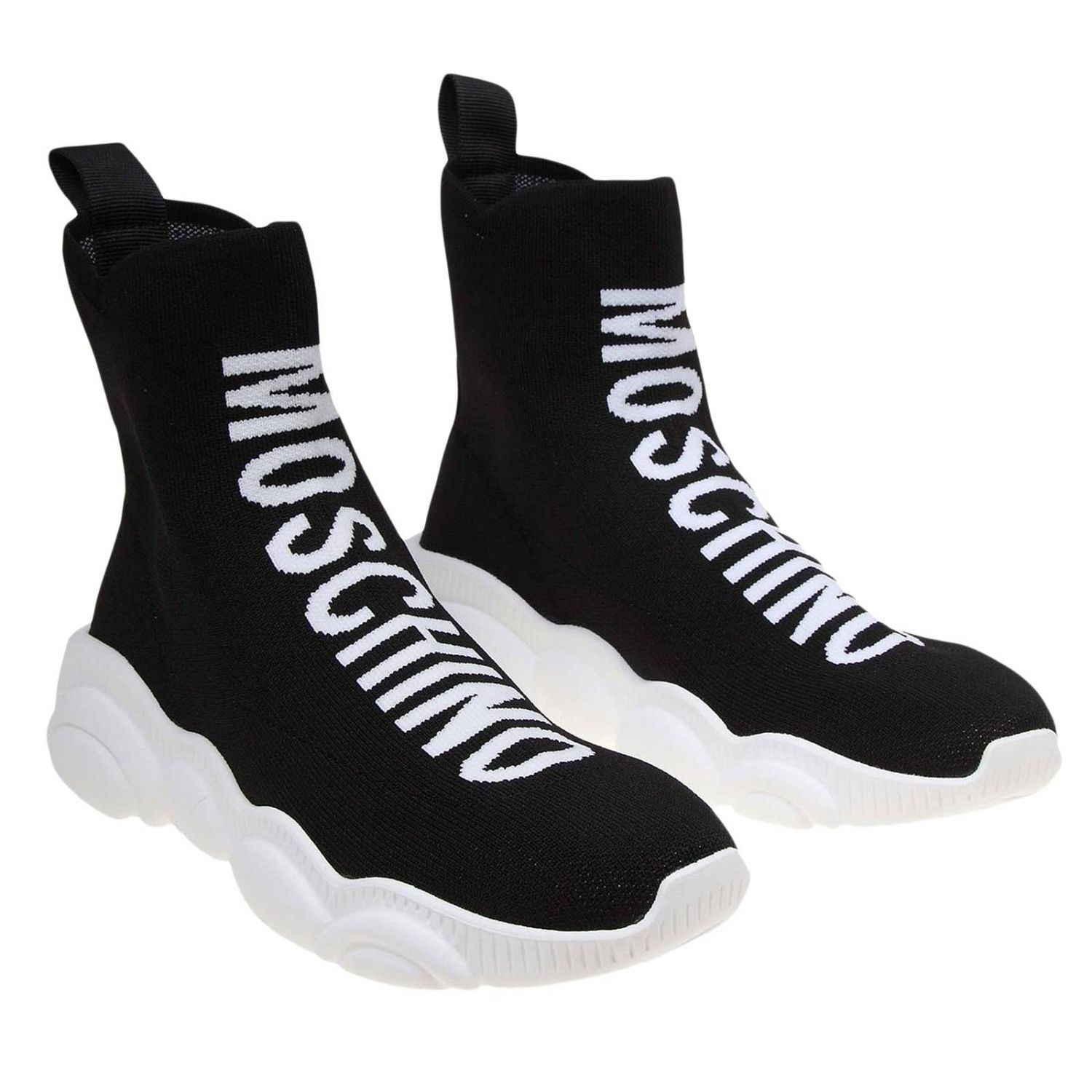 sock sneakers moschino