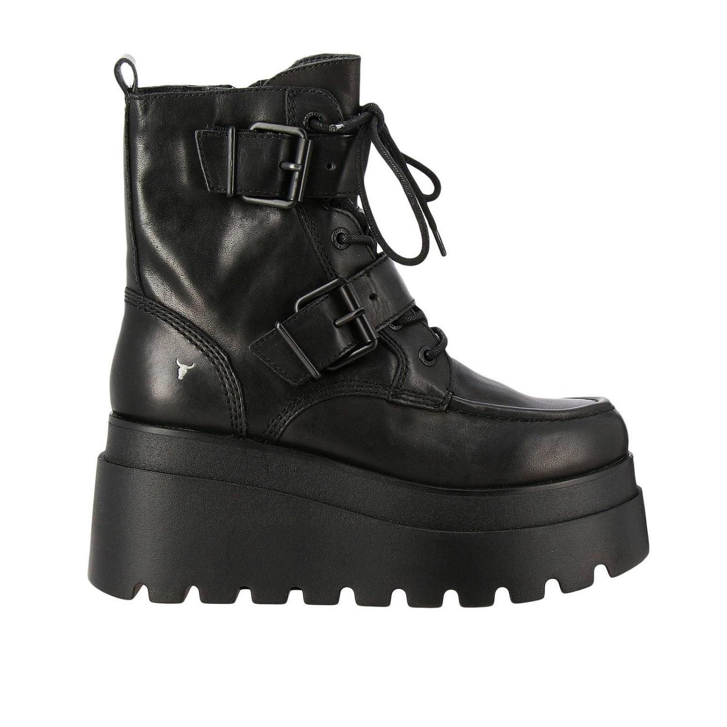 Windsorsmith Asap Outlet: flat ankle boots for women - Black ...