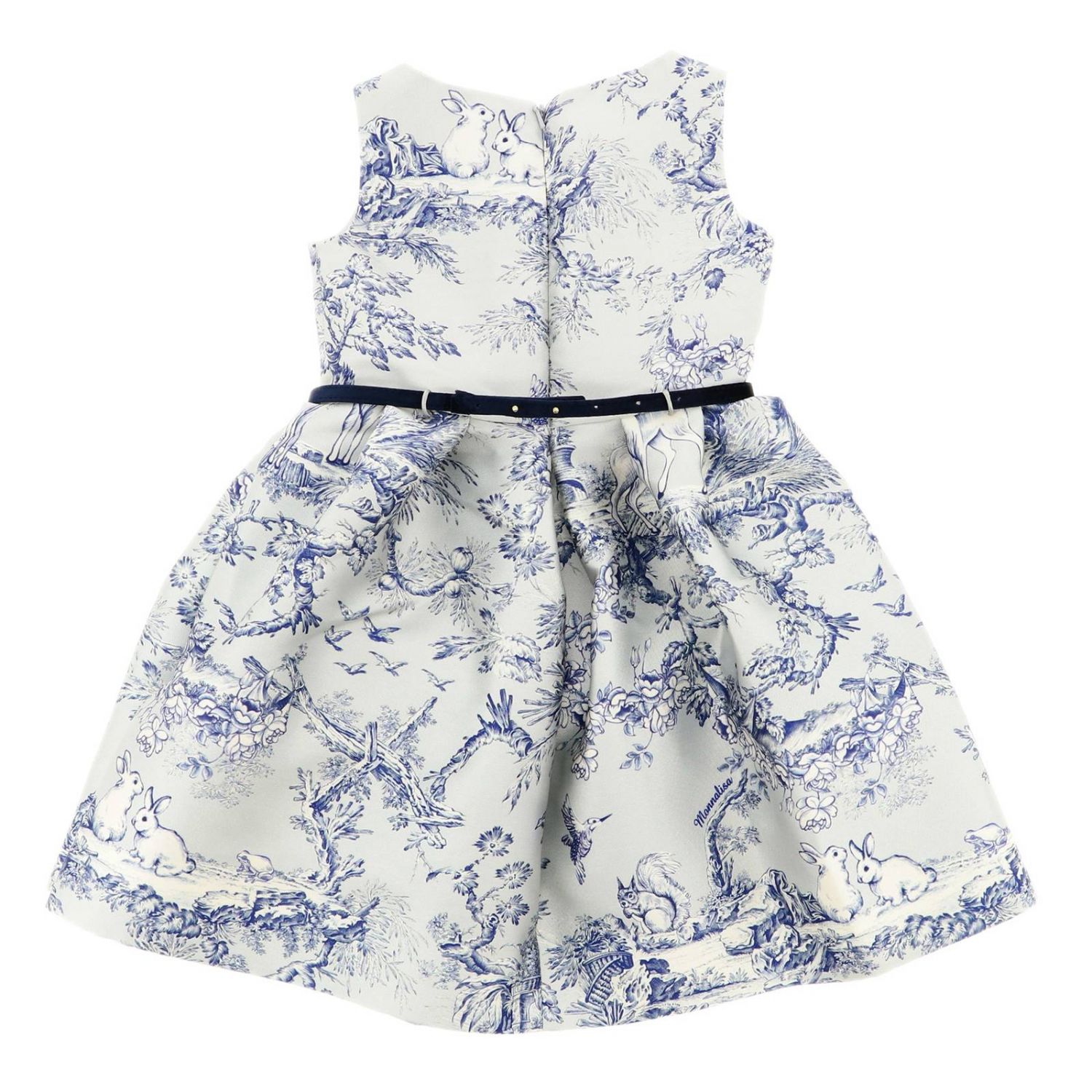 Monnalisa Chic Outlet: dress for girls - Sky Blue | Monnalisa Chic ...