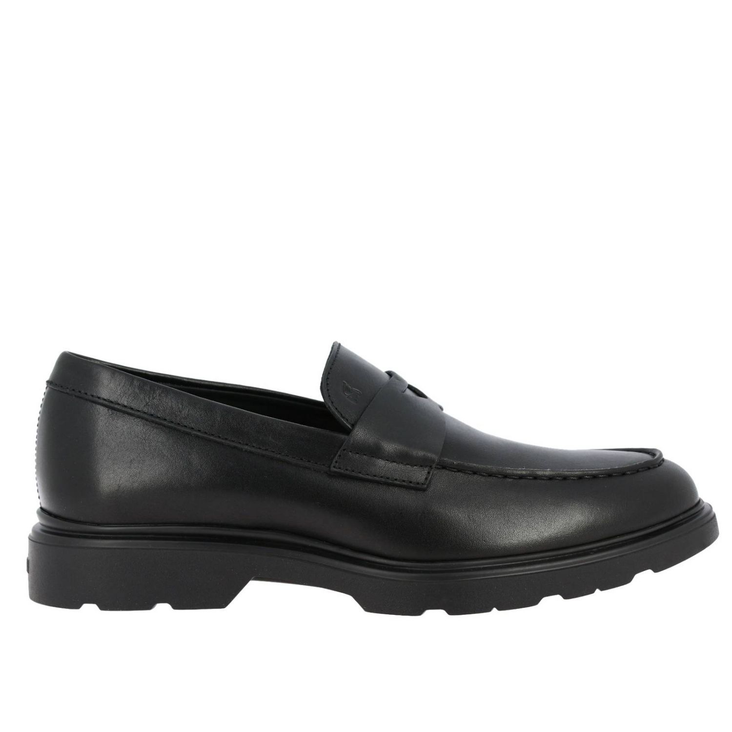 HOGAN: loafers for men - Black | Hogan loafers HXM3930X230 LDV online ...