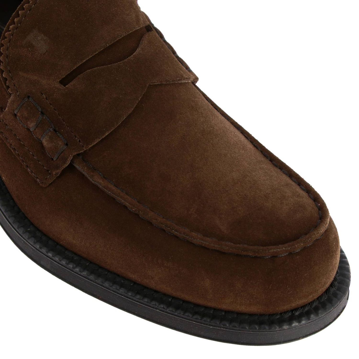 Tods Tod S Mokassin Aus Echtem Wildleder Mokassins Tods Herren Kaffee Braun Mokassins Tods