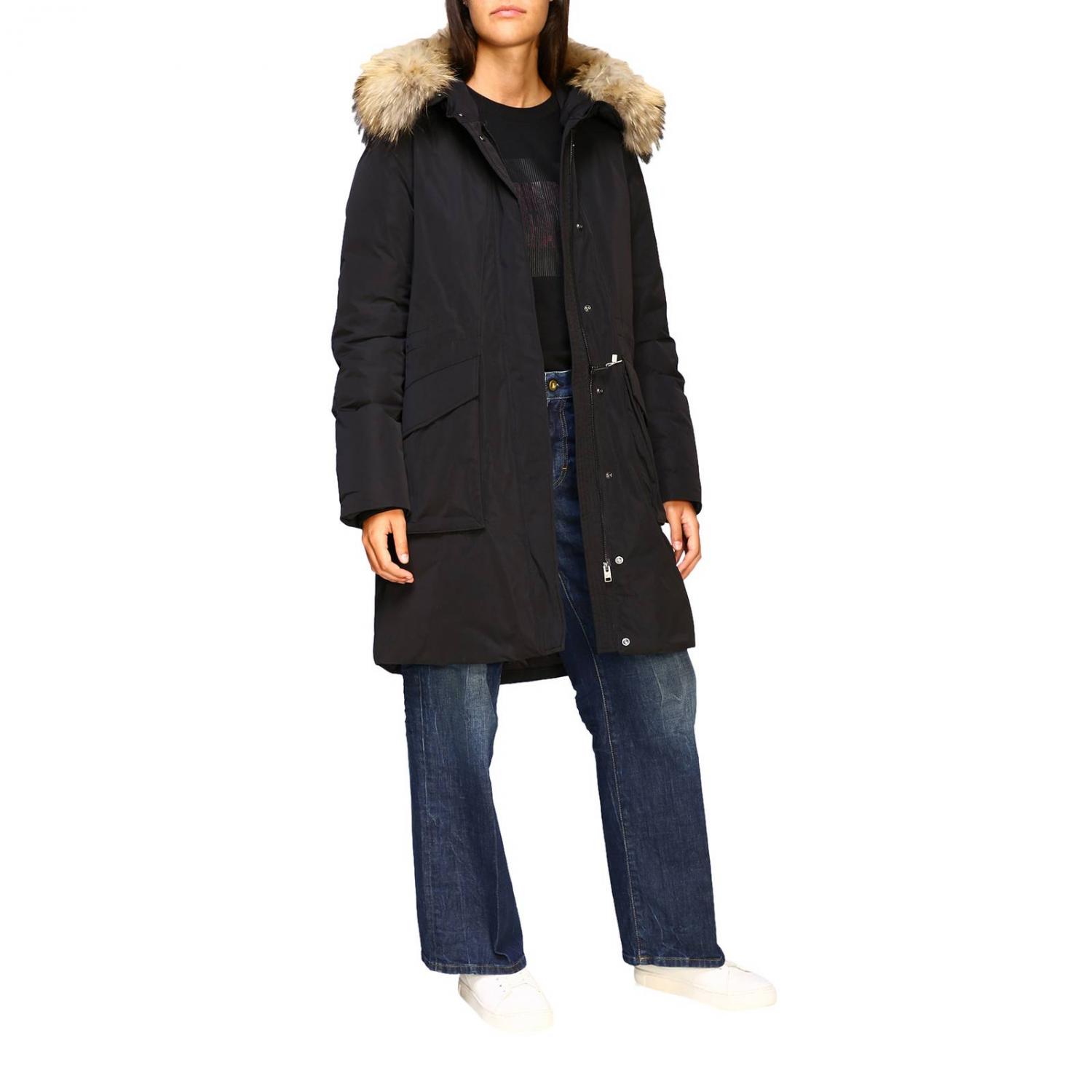 Woolrich Outlet Damen Jacke Schwarz Woolrich Jacke WWCPS2790