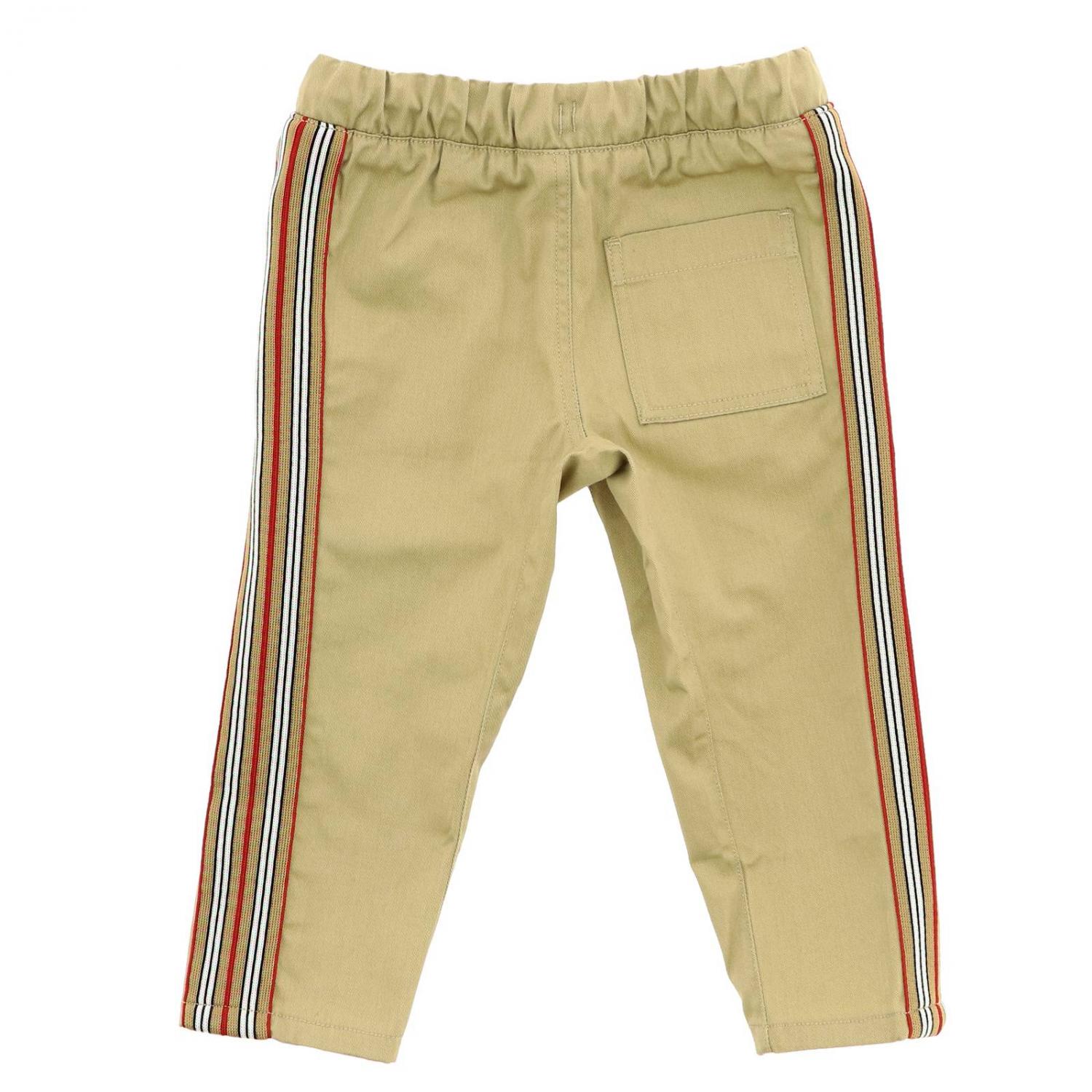 Burberry Infant Outlet pants for boys Beige Burberry Infant pants 8014053 online on