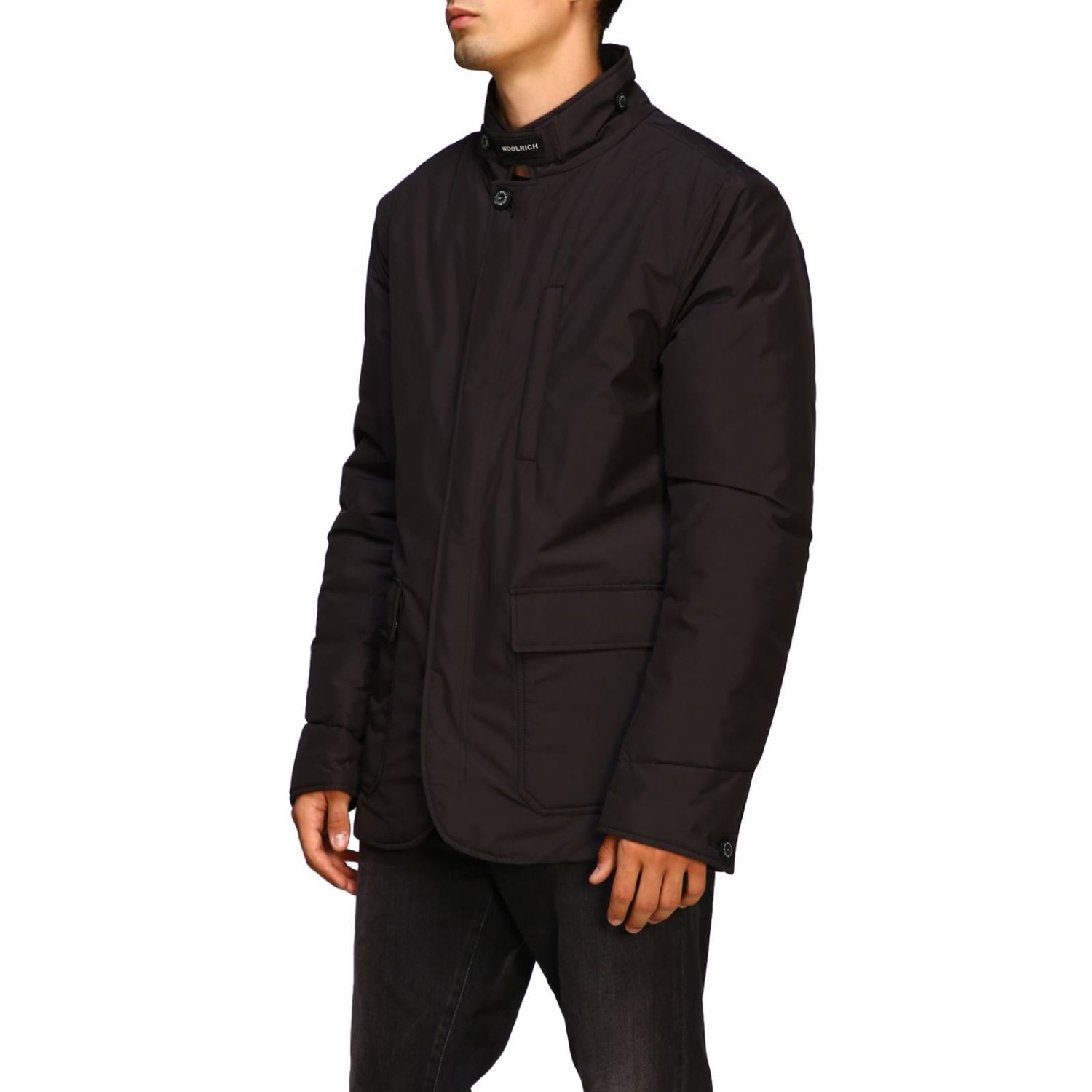 desaparecer bordillo banco Woolrich Outlet: jacket for man - Black | Woolrich jacket WOCPS2857 UT1157  online on GIGLIO.COM