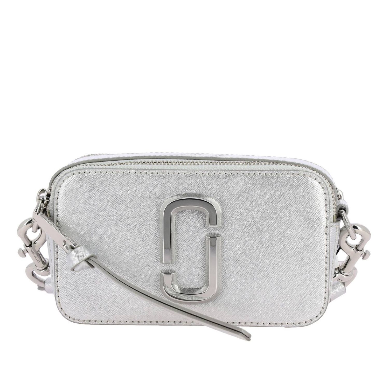 MARC JACOBS: mini bag for women - Silver | Marc Jacobs mini bag ...