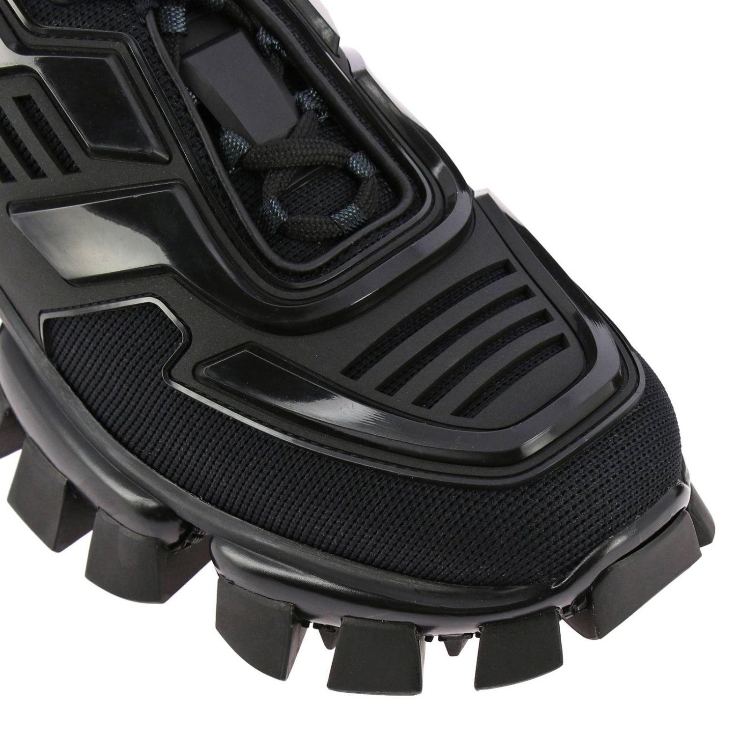 prada mesh and neoprene sneakers