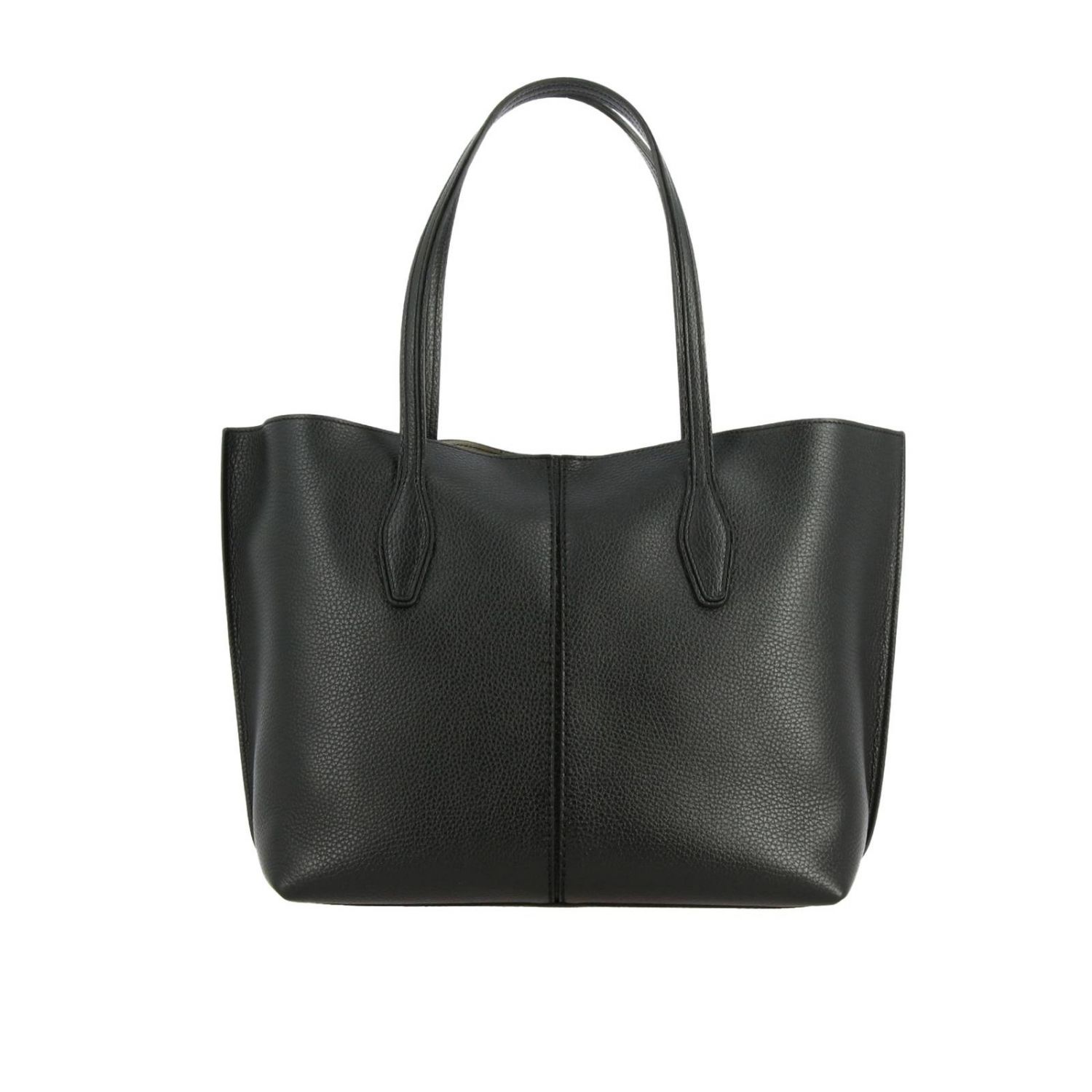 TOD'S: leather shopping bag | Mini Bag Tod's Women Black | Mini Bag Tod ...