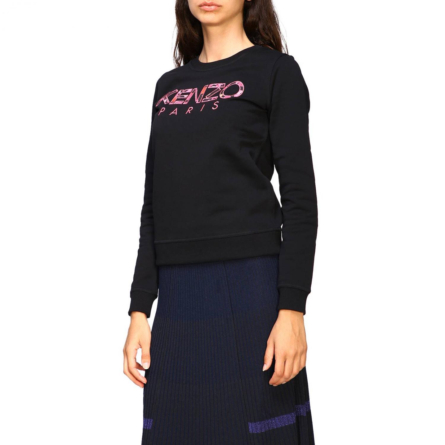 kenzo black women's sweatshirt