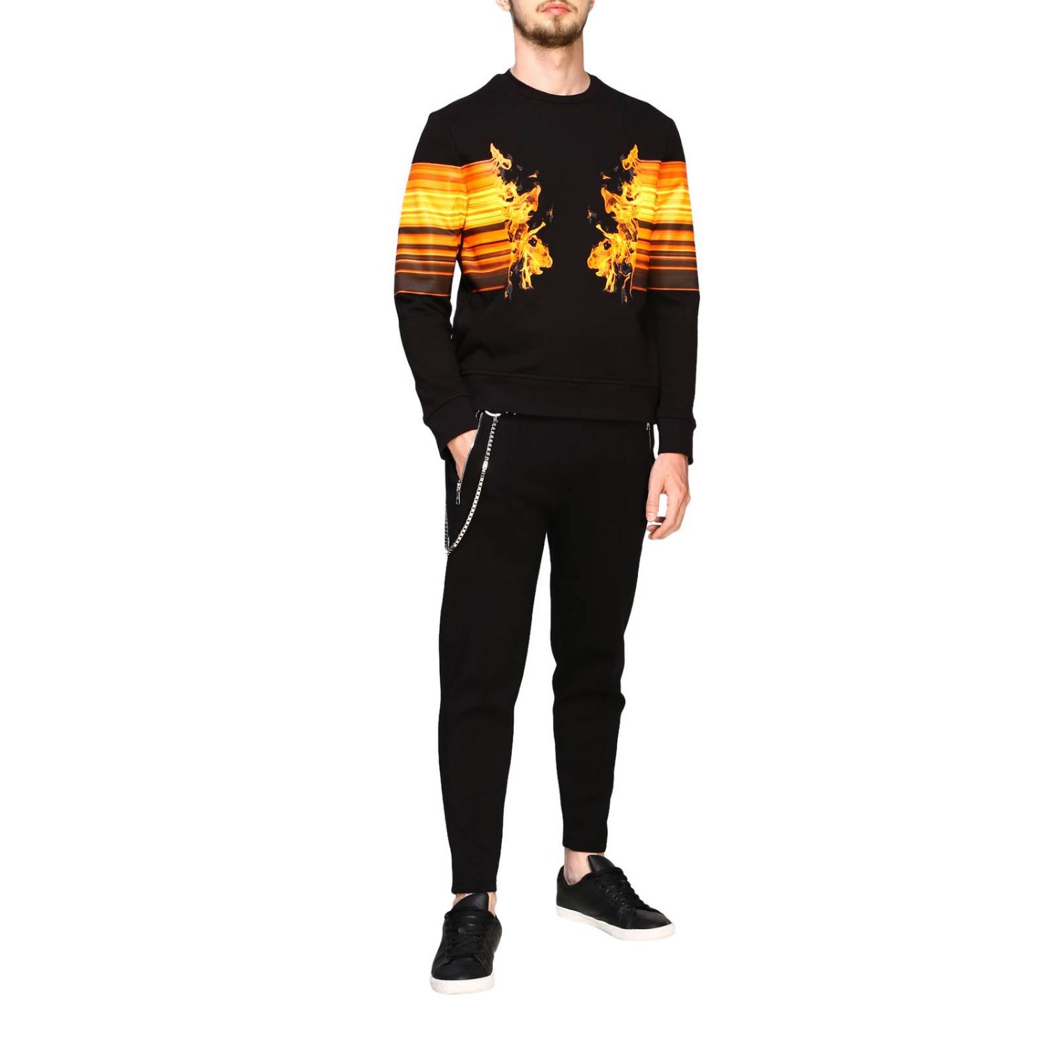 neil barrett black sweatshirt