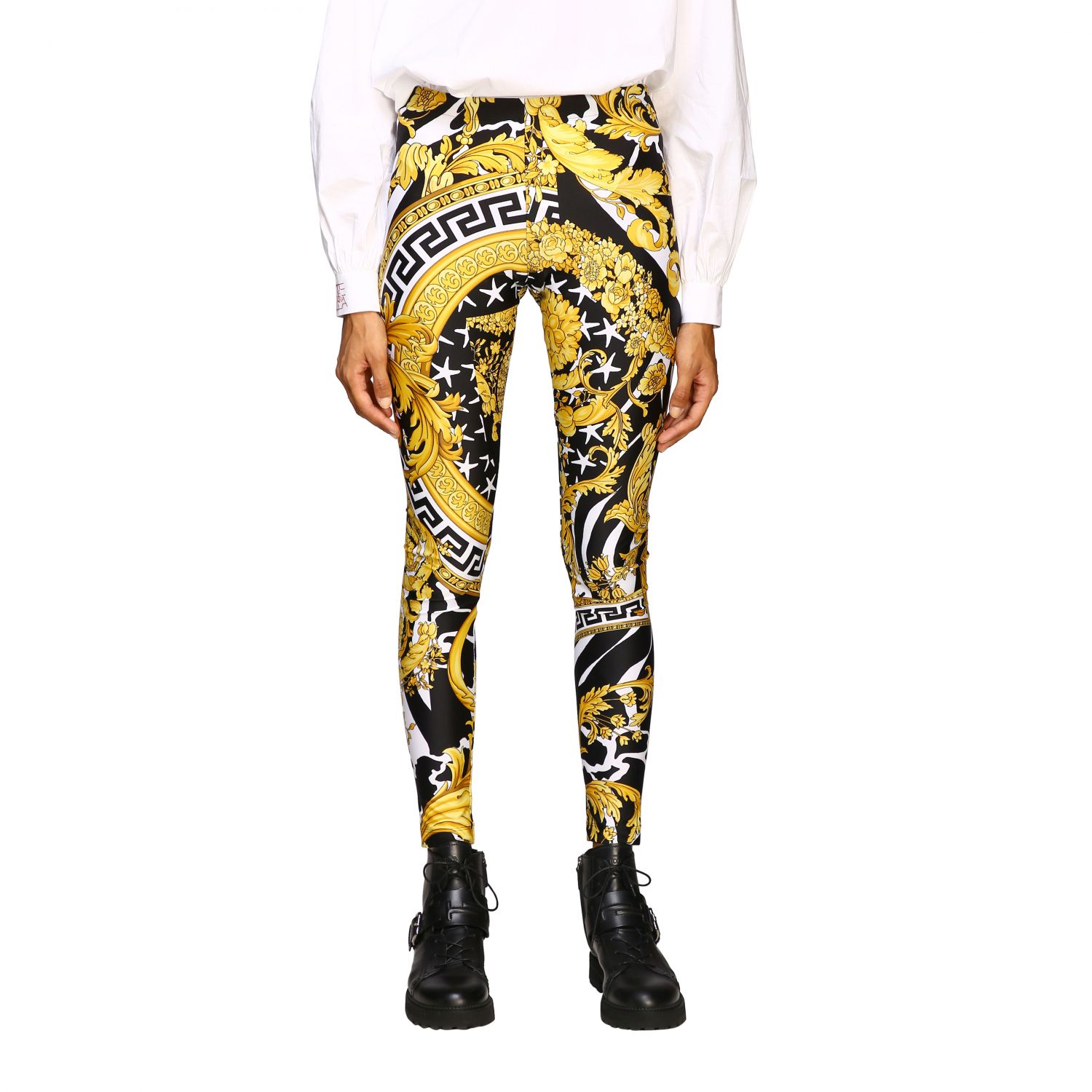 Versace Outlet pants for woman Black Versace pants A83807 A231251