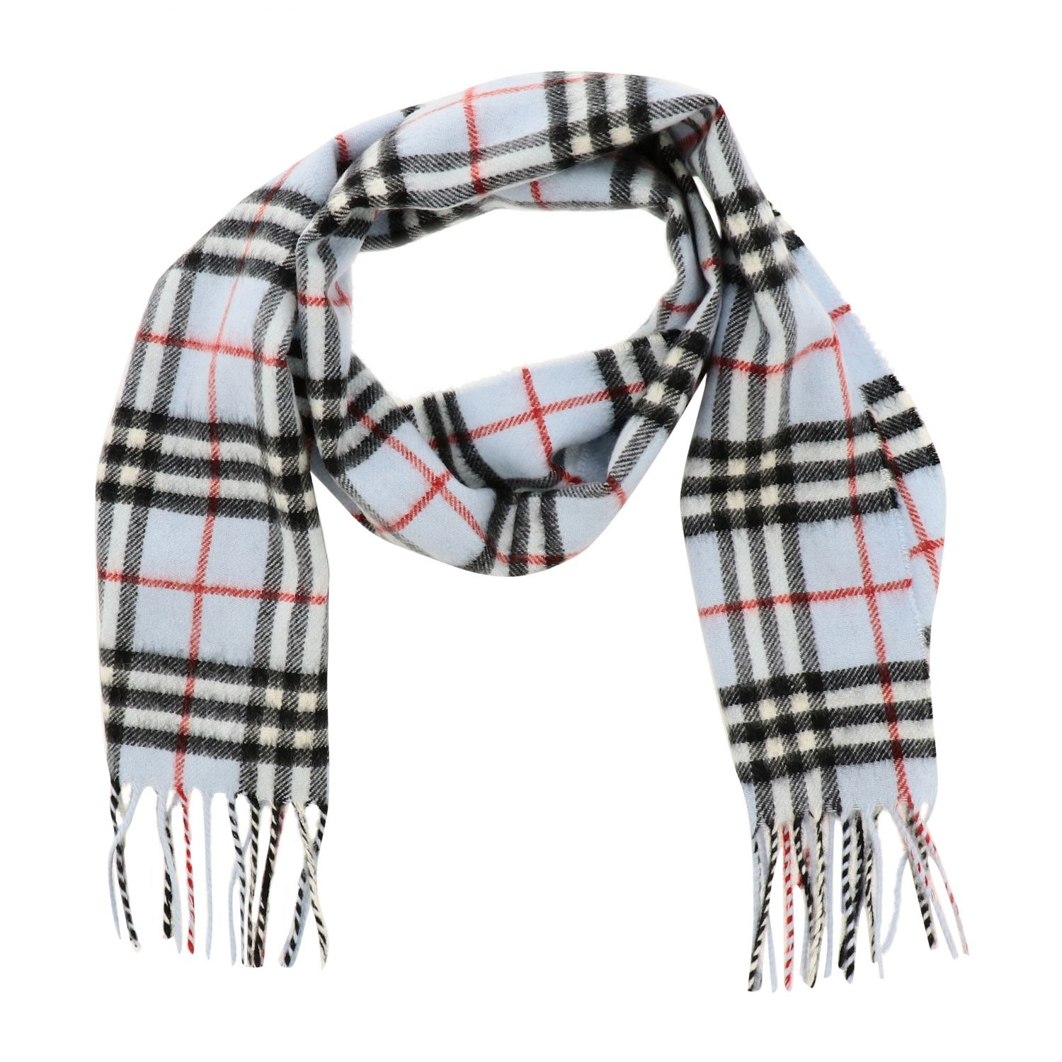 Burberry Outlet: Scarf boy kids | Scarf Boy Burberry Kids Gnawed Blue ...