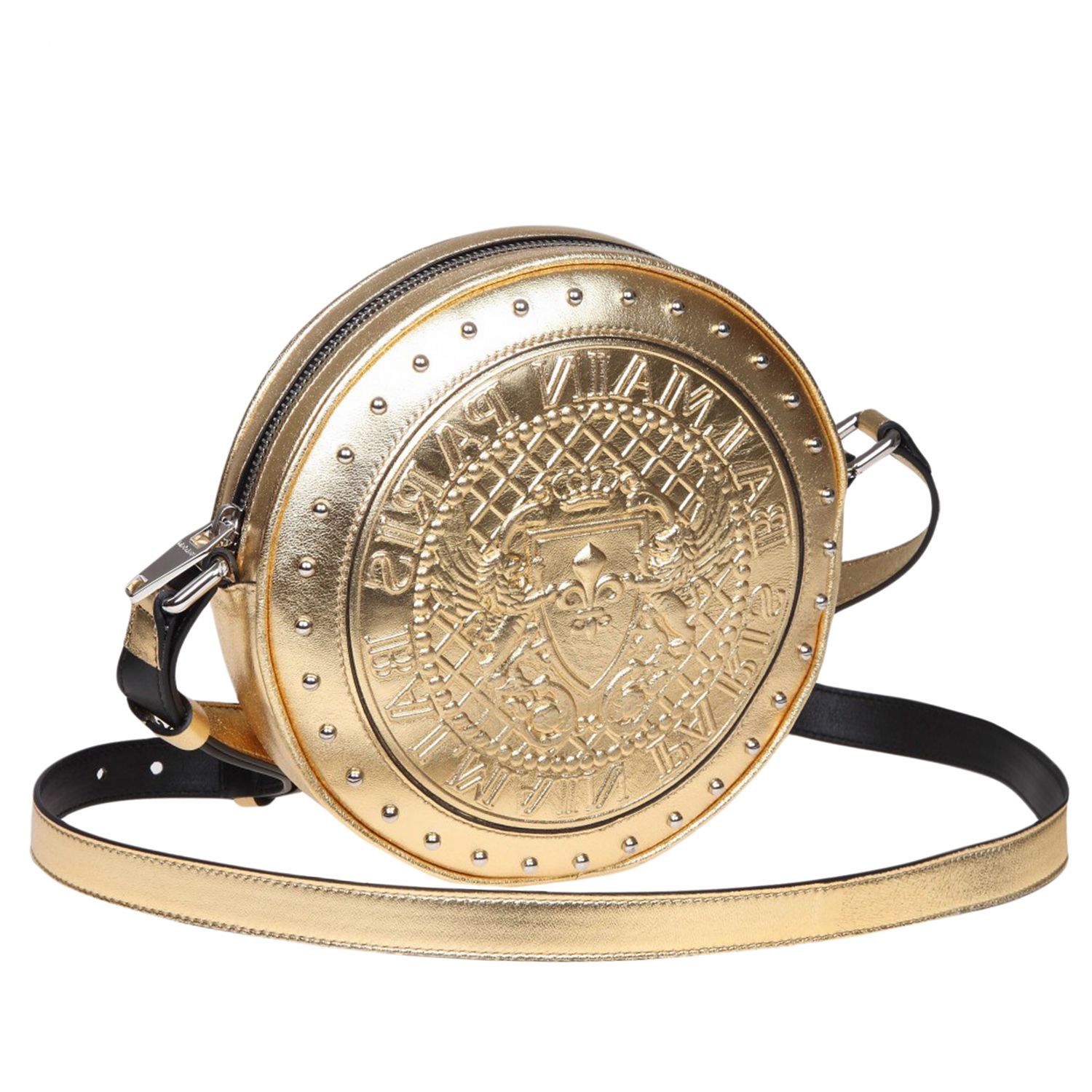 BALMAIN crossbody bags for woman Gold Balmain crossbody bags