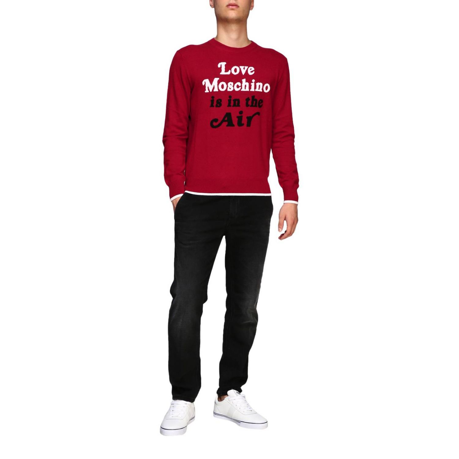 love moschino mens jumper