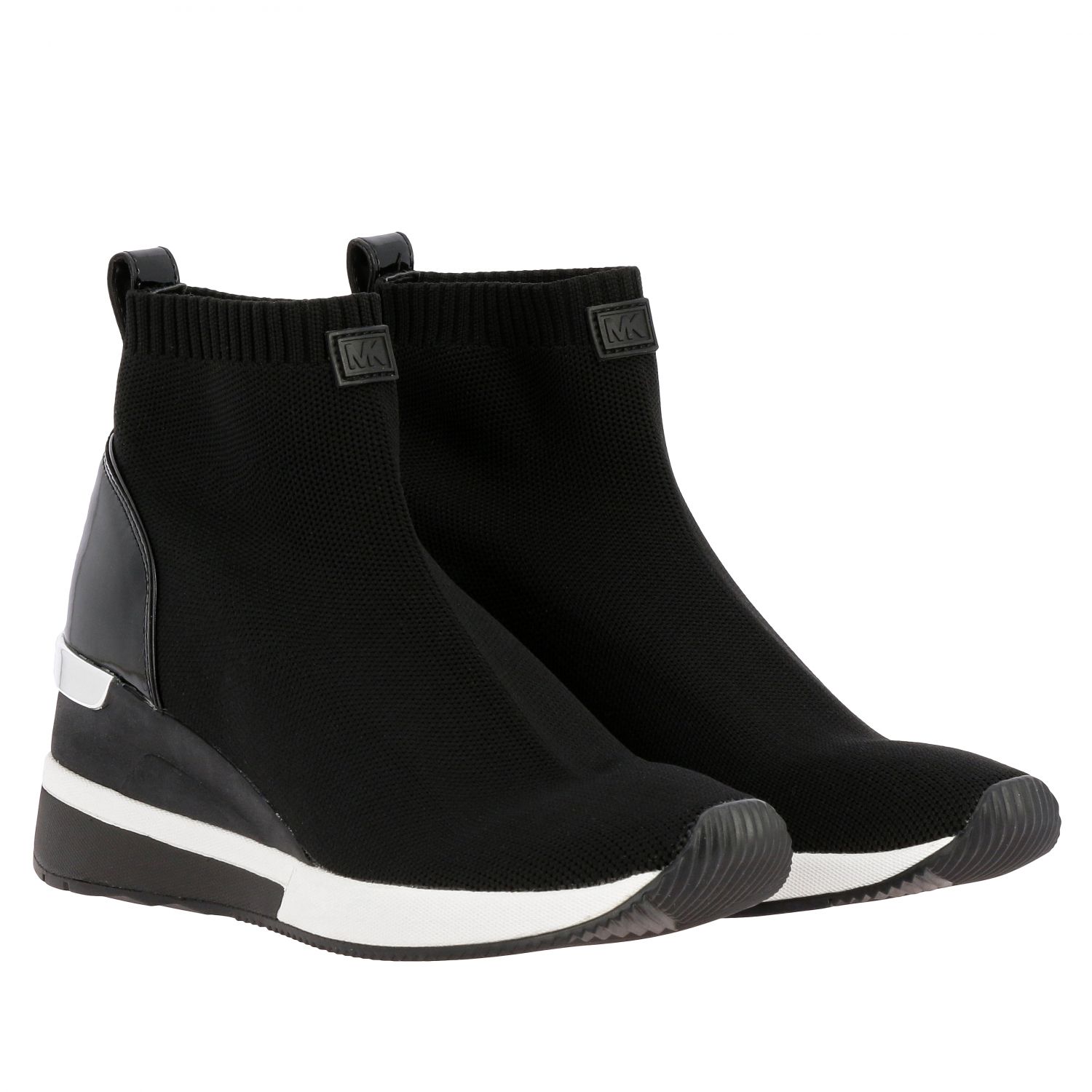 Michael Kors Outlet: Michael slip on Sneakers - Black | Sneakers ...