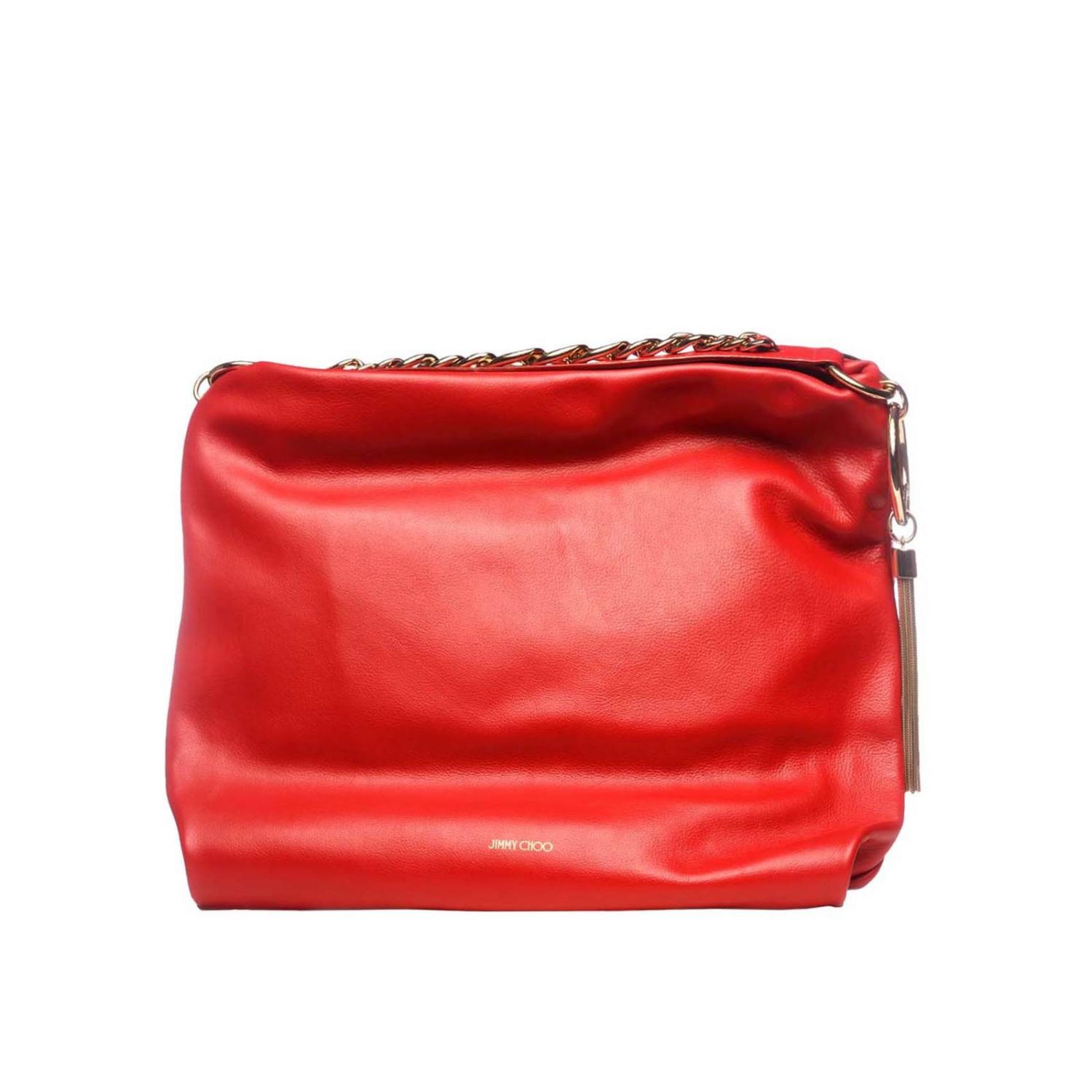 Jimmy Choo Outlet: leather bag | Tote Bags Jimmy Choo Women Red | Tote ...
