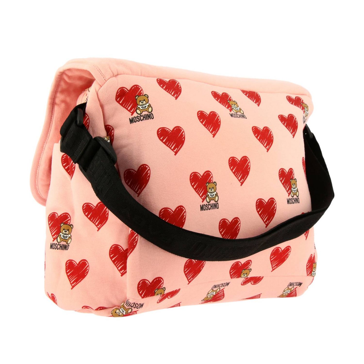 Moschino Baby Outlet bag for kids Pink Moschino Baby bag MMX036