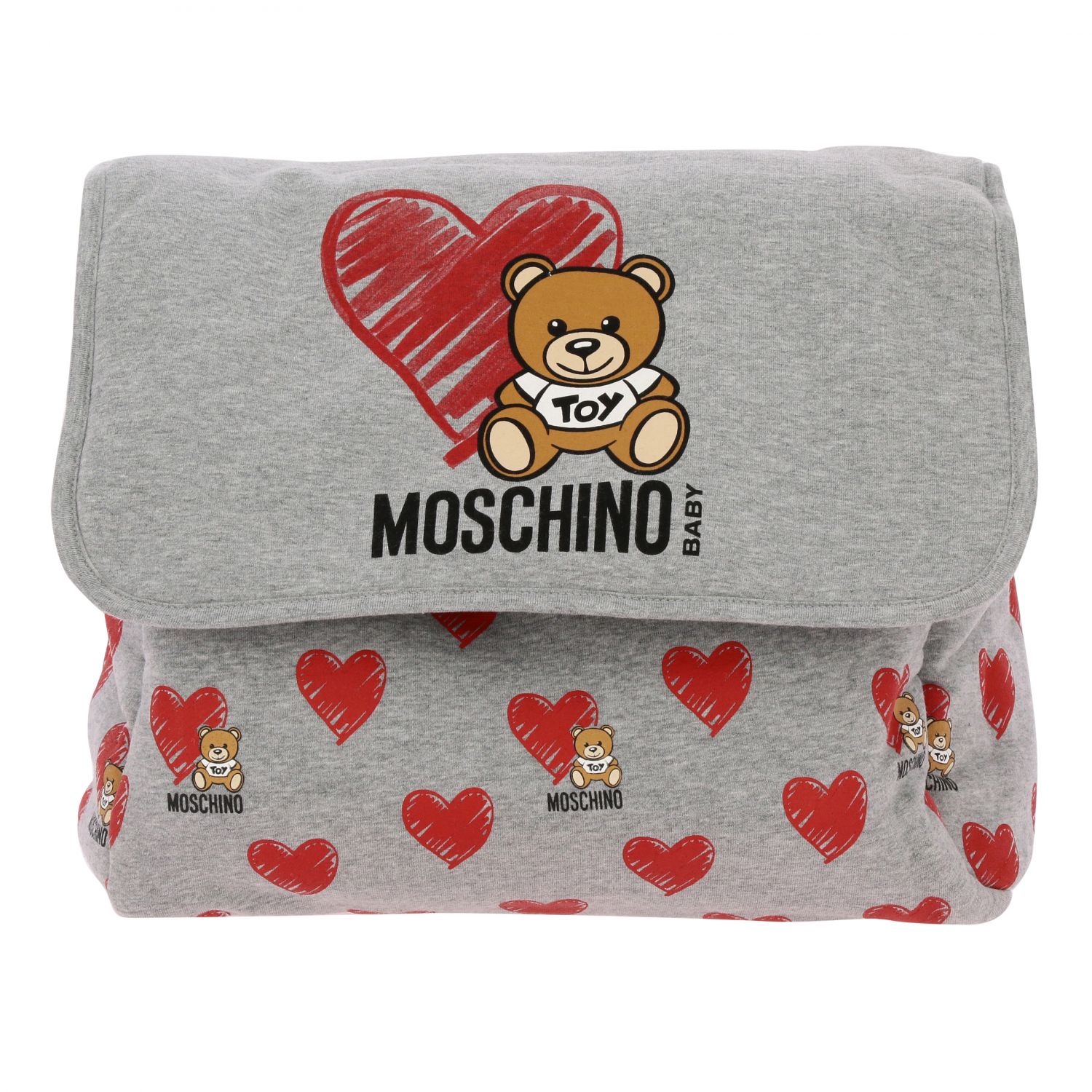 Moschino Baby Outlet bag for kids Grey Moschino Baby bag MMX036