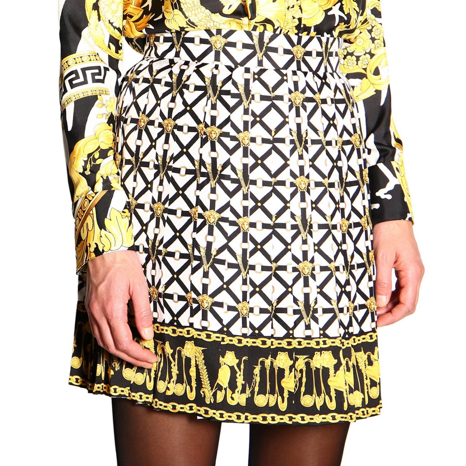 versace inspired skirt