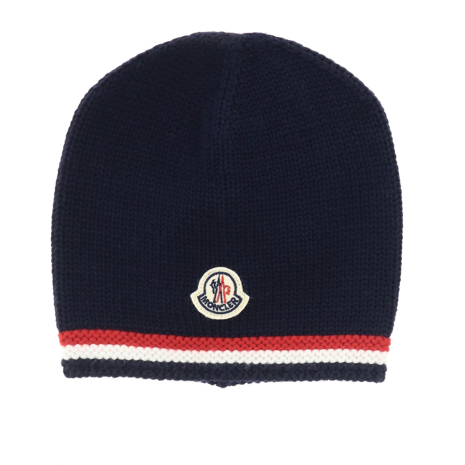 MONCLER: Hat kids - Navy | Hat Moncler 99233 A9179 GIGLIO.COM