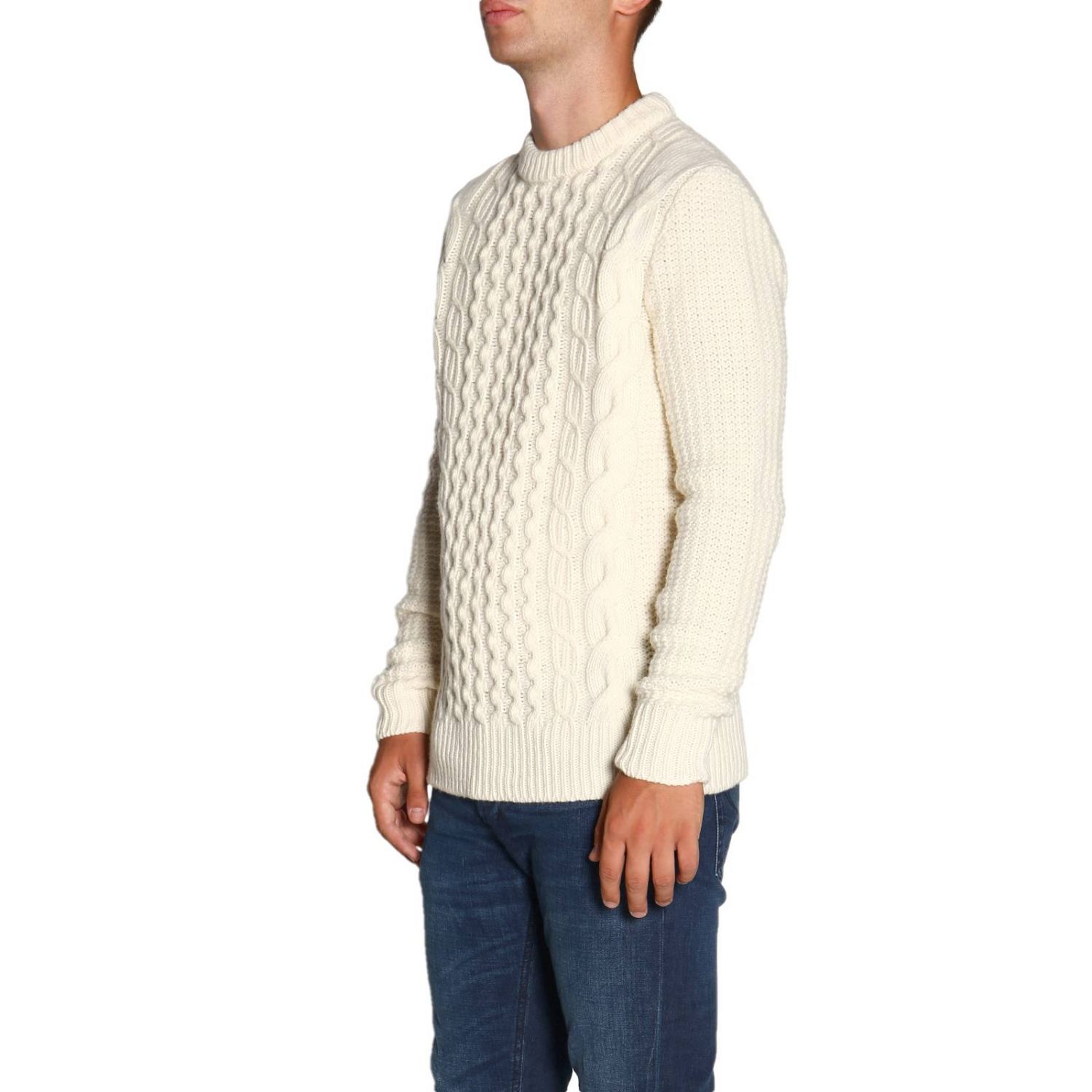 Sweater men Woolrich | Sweater Woolrich Men White | Sweater Woolrich ...