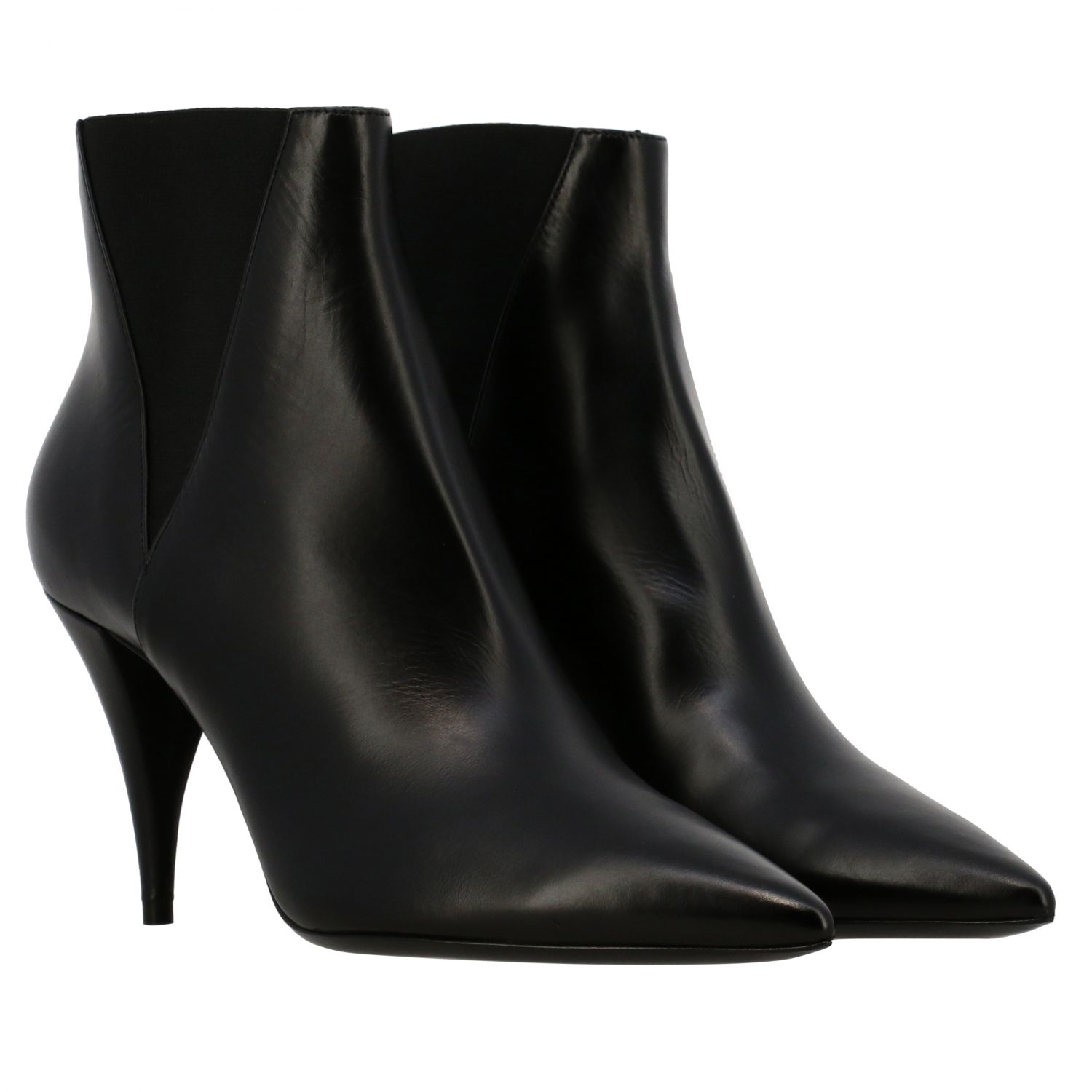 Saint Laurent Flat Booties Women Flat Booties Saint Laurent Women Black Flat Booties Saint