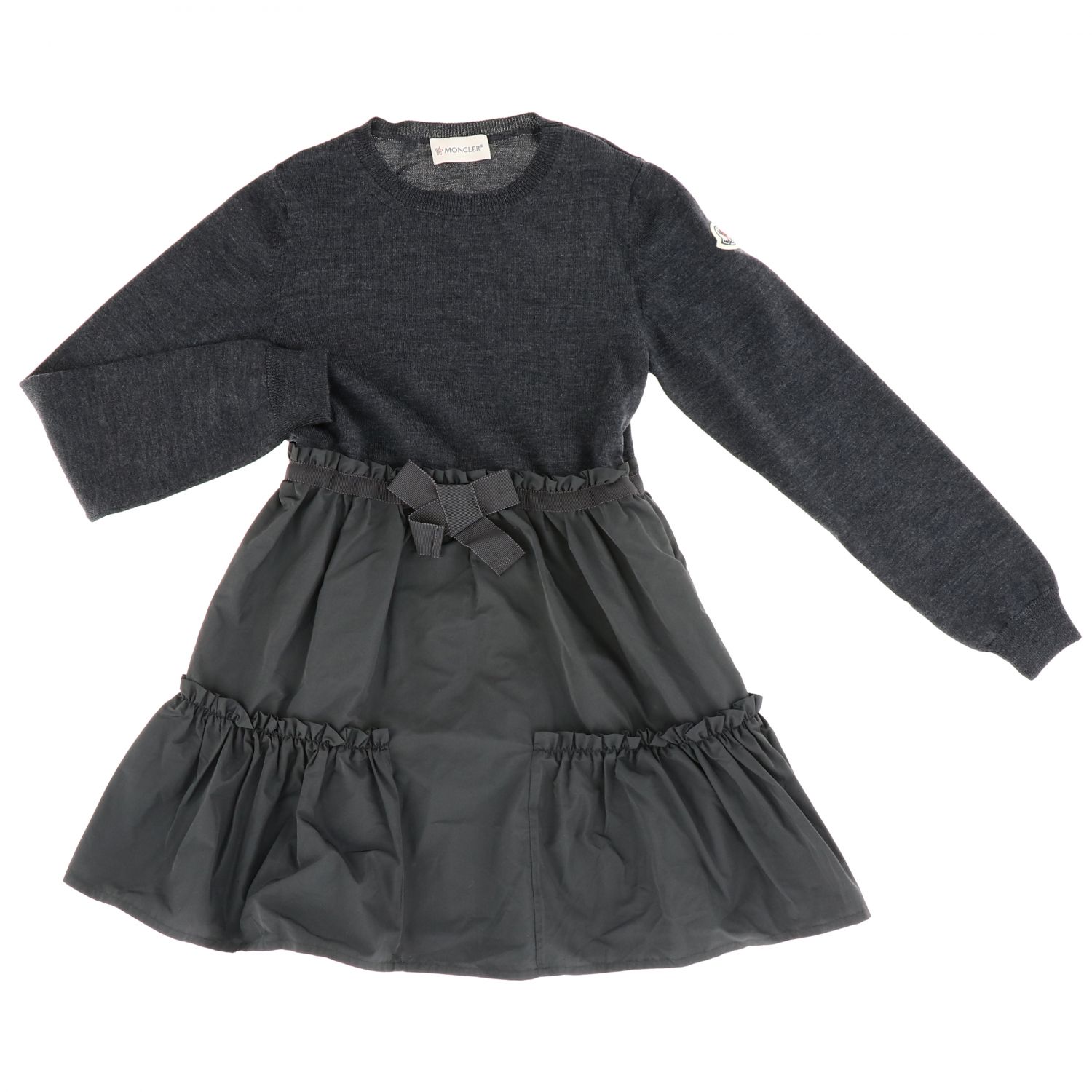 MONCLER：ドレス 女の子 - ブラック | GIGLIO.COMオンラインのMoncler ドレス 95503 979CD