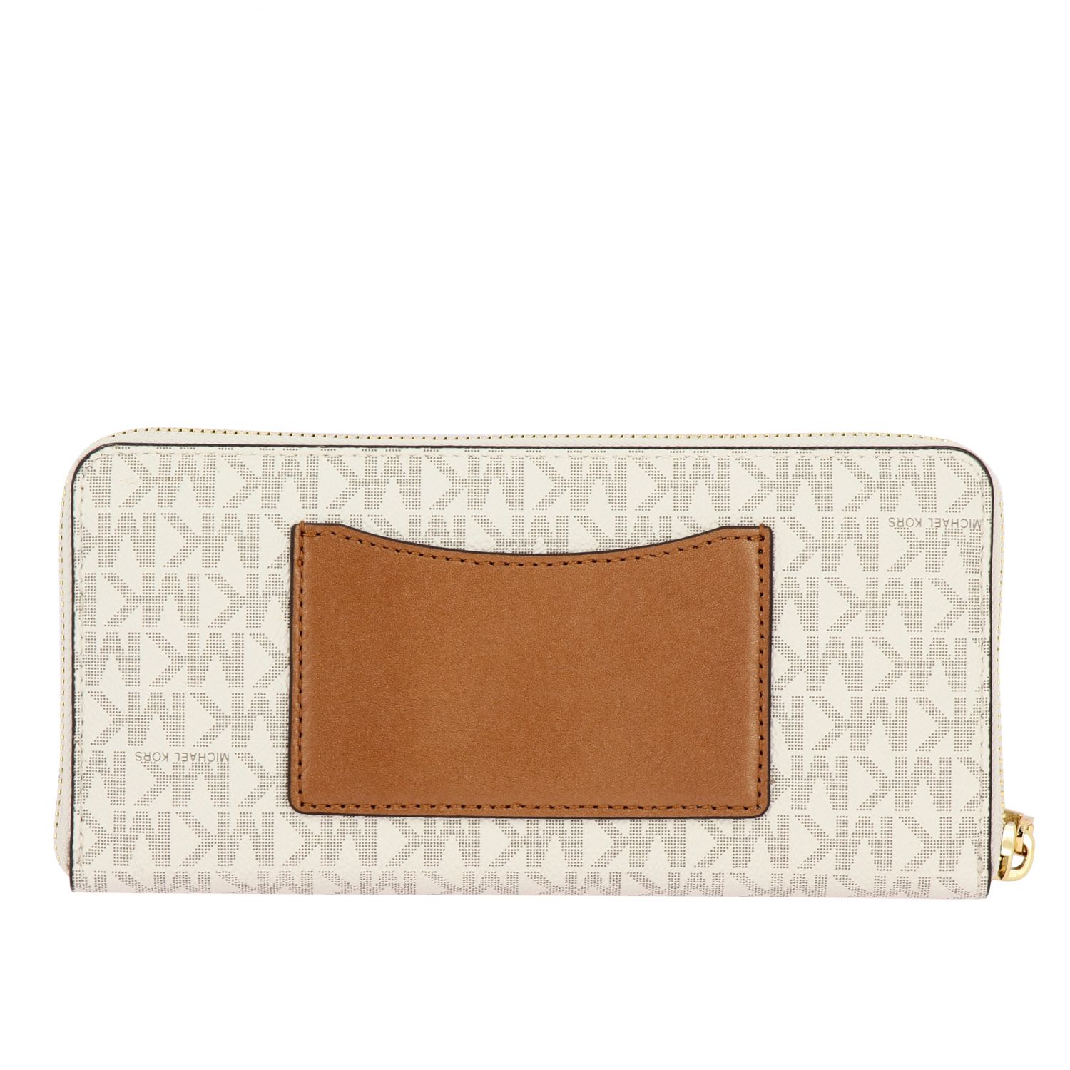 Michael Michael Kors Outlet: wallet with MK all over print | Wallet ...