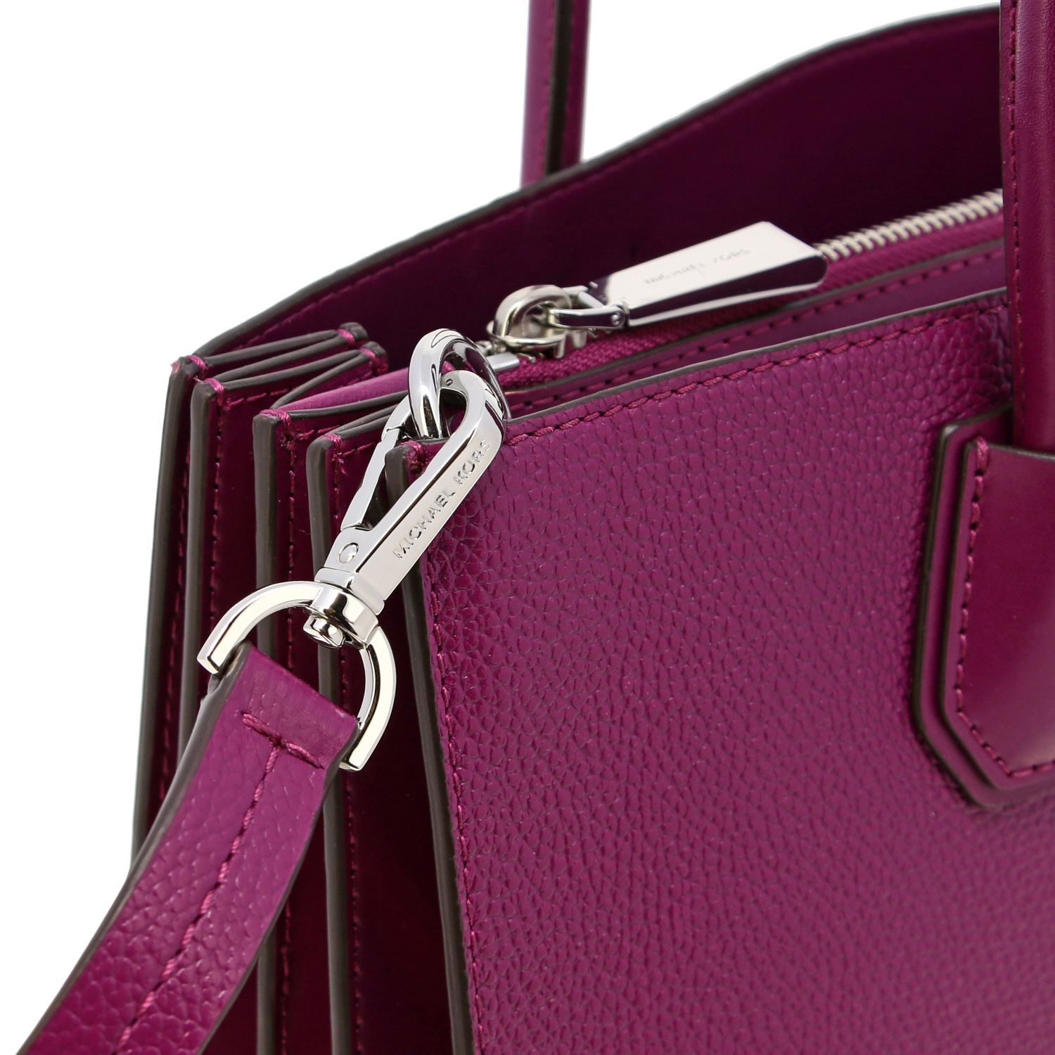 michael kors burgundy tote bag