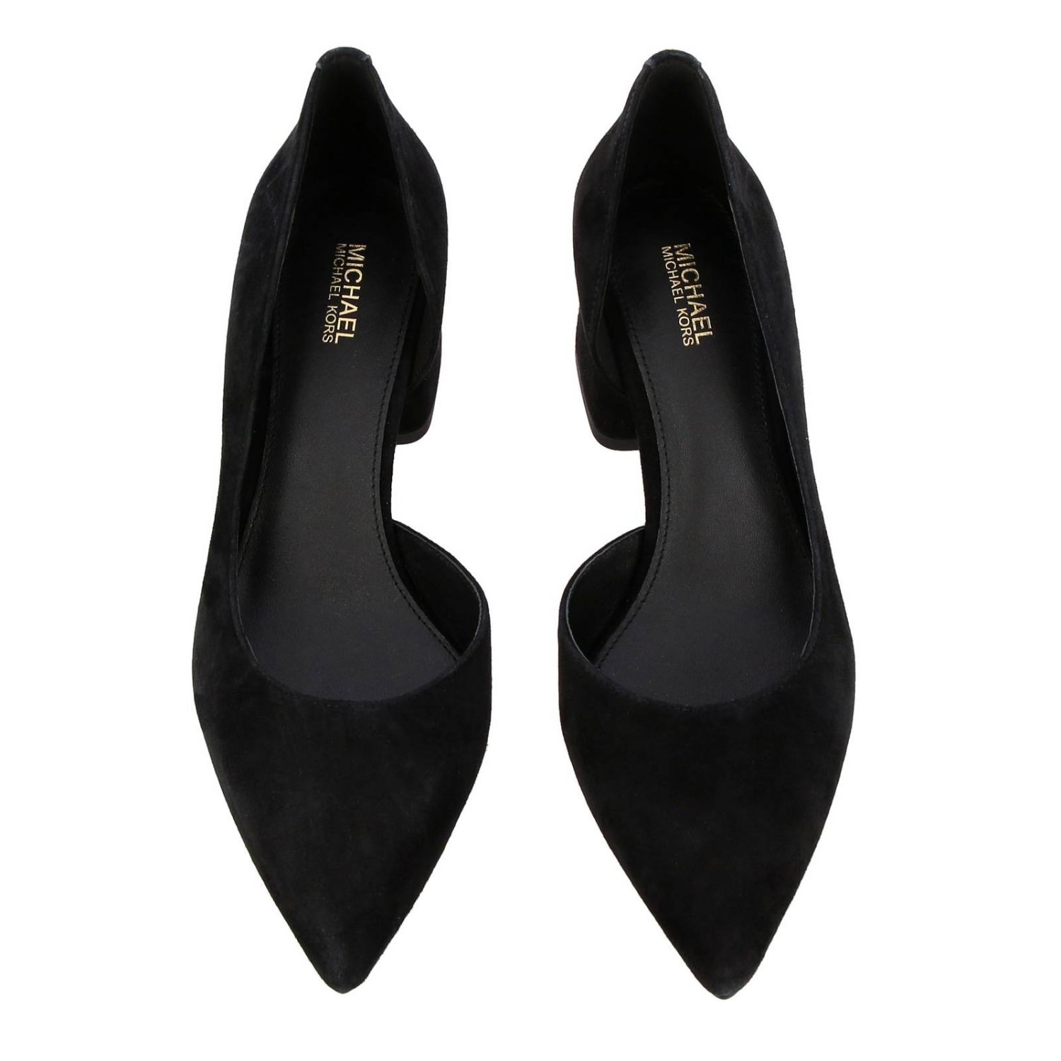 Pumps Michael Michael Kors: Michael Michael Kors suede pumps with side cut black 3