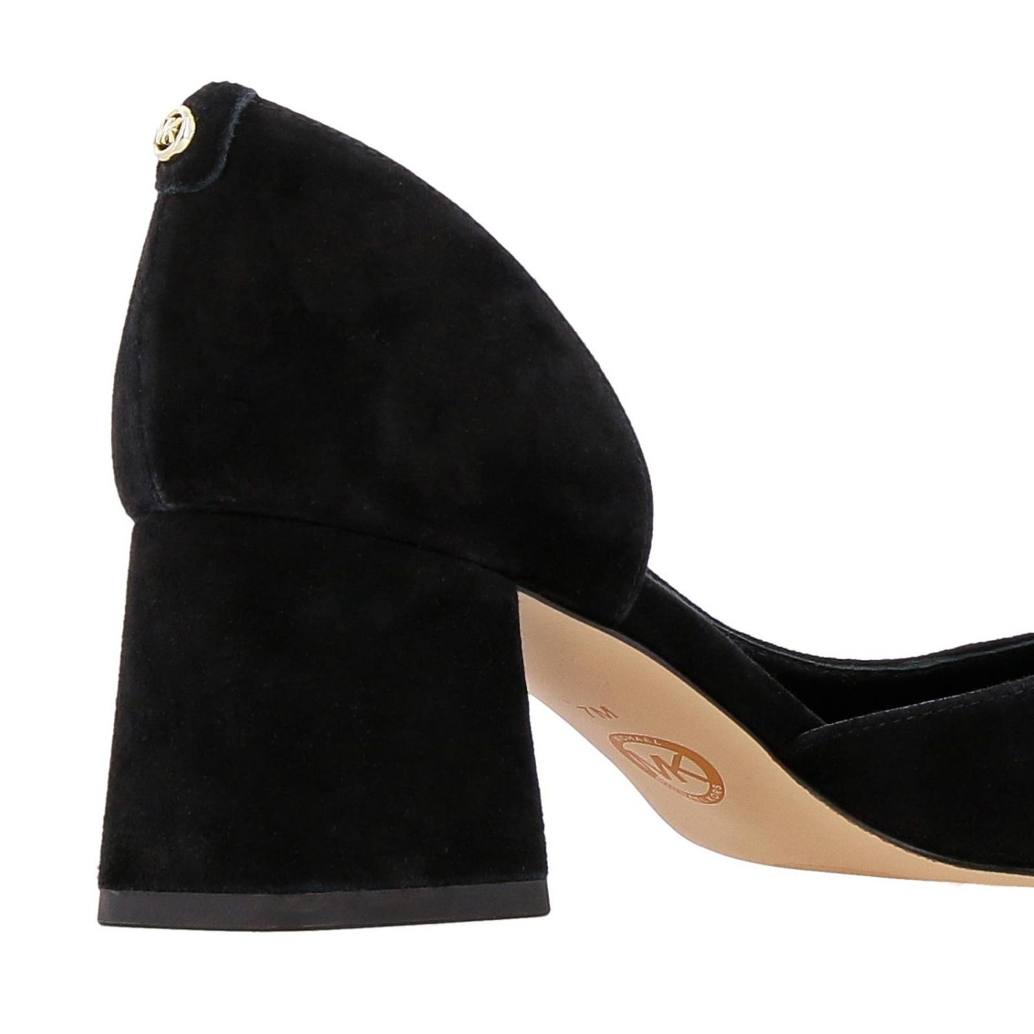 Pumps Michael Michael Kors: Michael Michael Kors suede pumps with side cut black 5