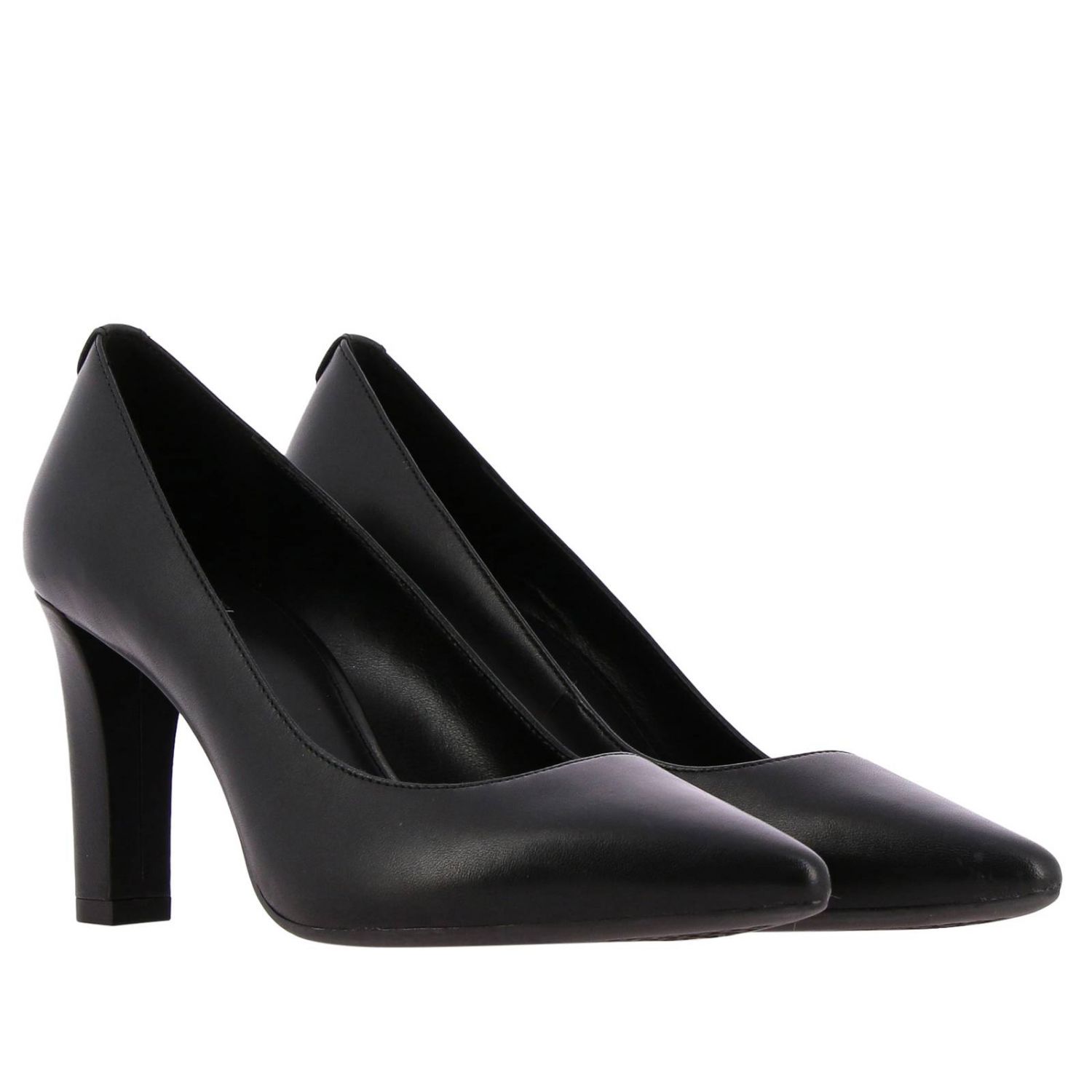 michael kors leather heels