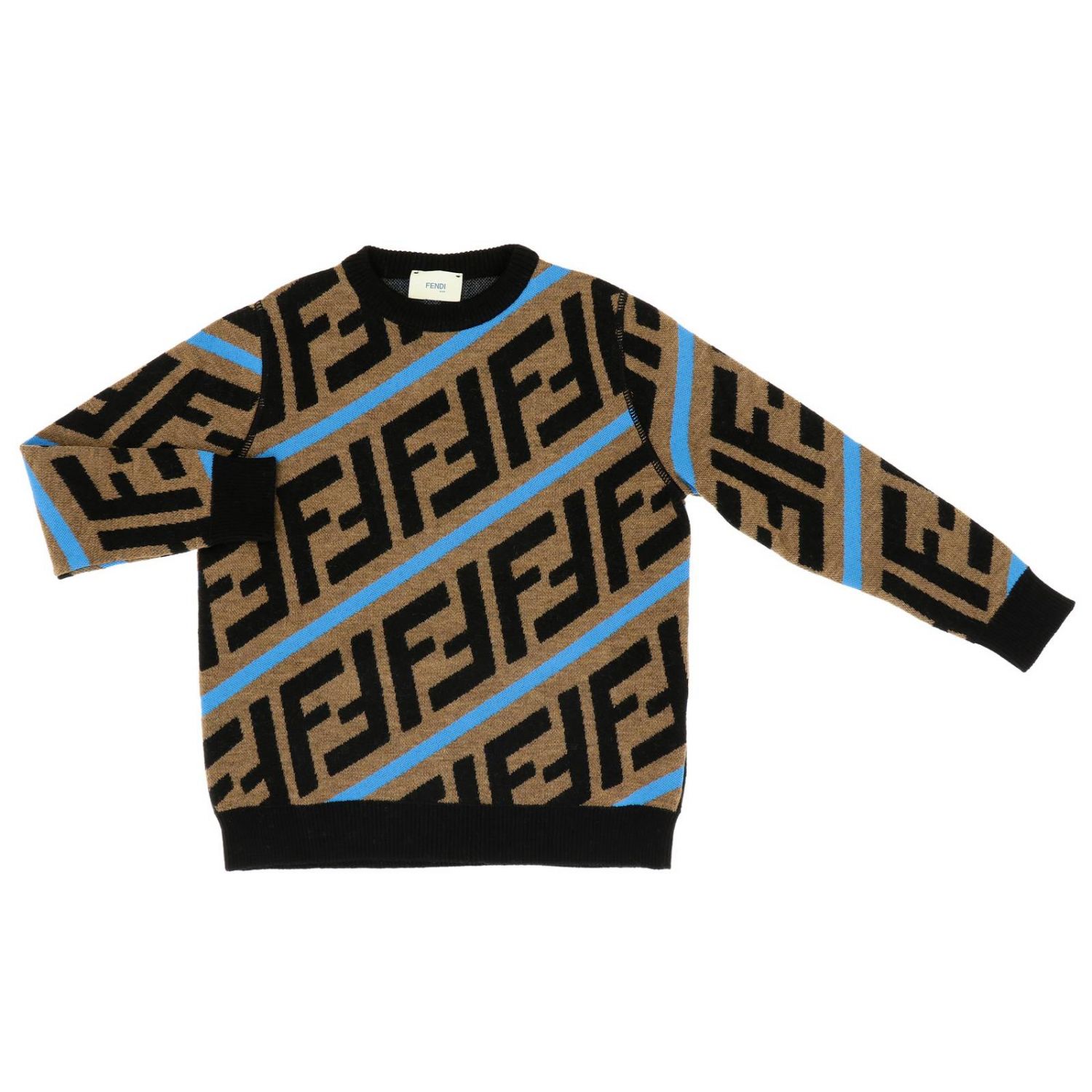 FENDI: Sweater kids - Brown | Sweater Fendi JMG051 A8L7 GIGLIO.COM