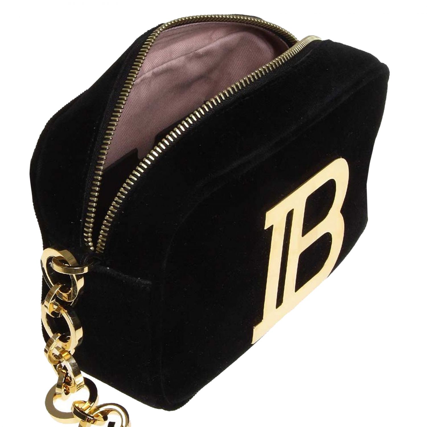 Balmain Outlet Mini bag women Black Mini Bag Balmain SN1M030TVTR