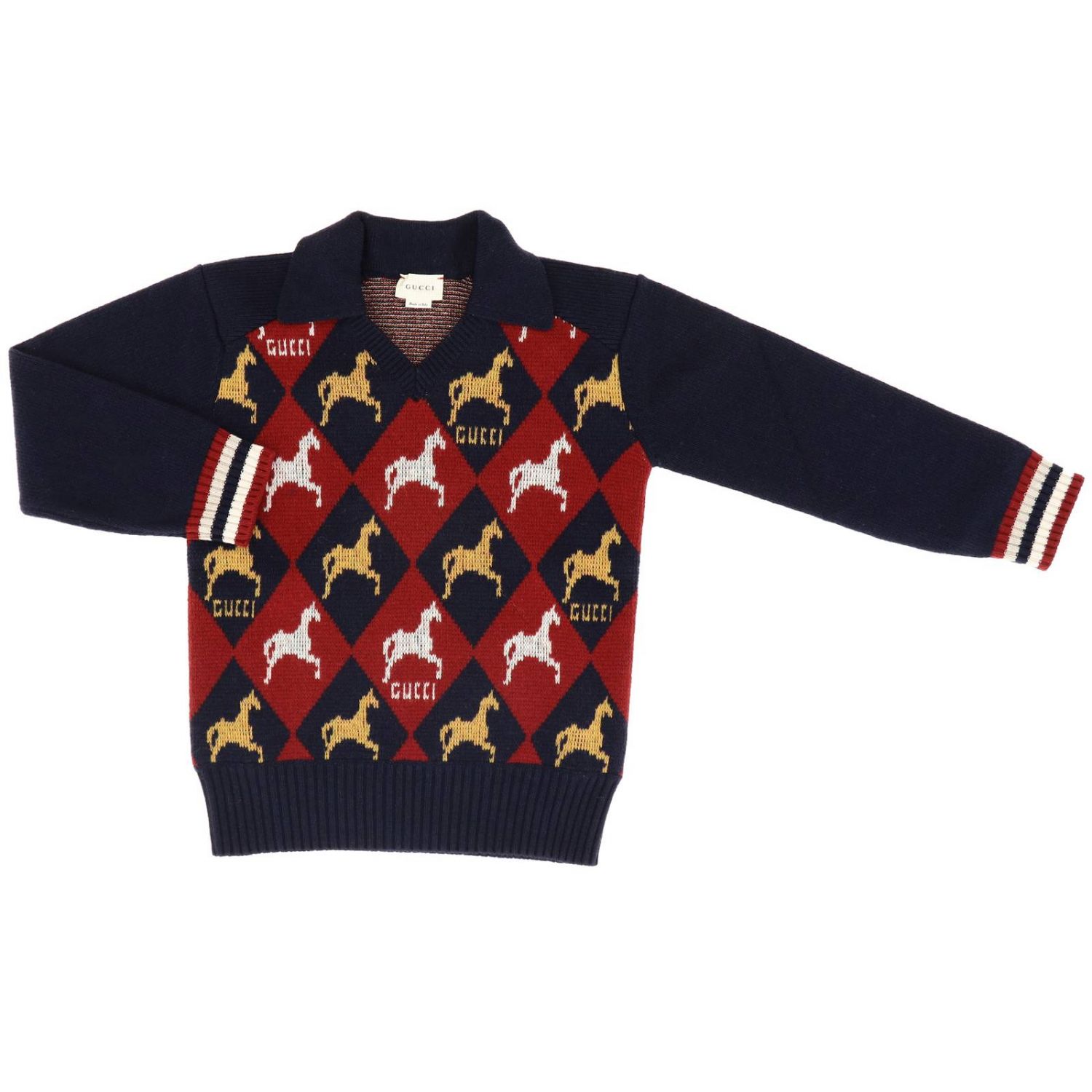 gucci jumper red